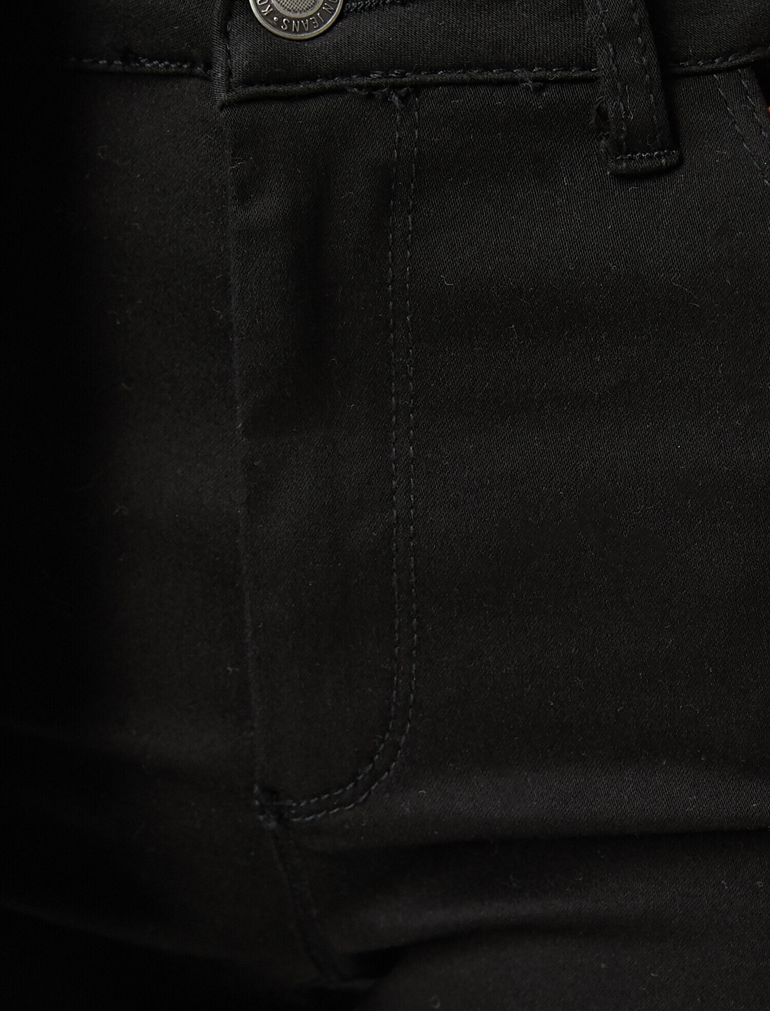   Pamuklu Yüksek Bel Dar Kesim Dar Paça Pantolon