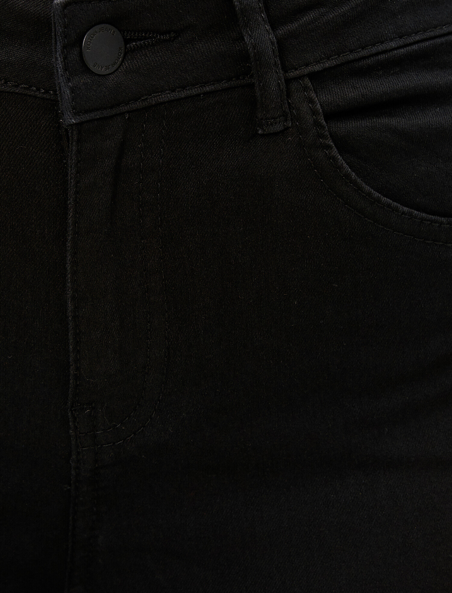   Dar Paça Kot Pantolon Dar Kesim Yüksek Bel - Carmen Jean