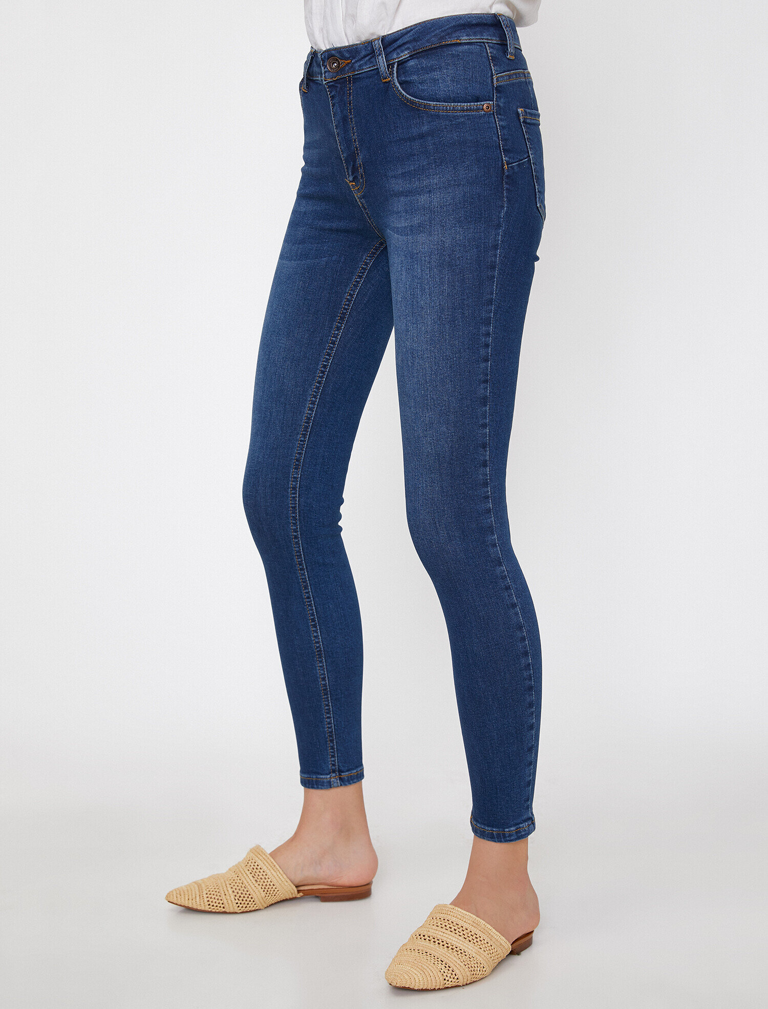   Push Up Jean - Normal Bel Toparlayıcı Dar Kesim Dar Paça Pantolon