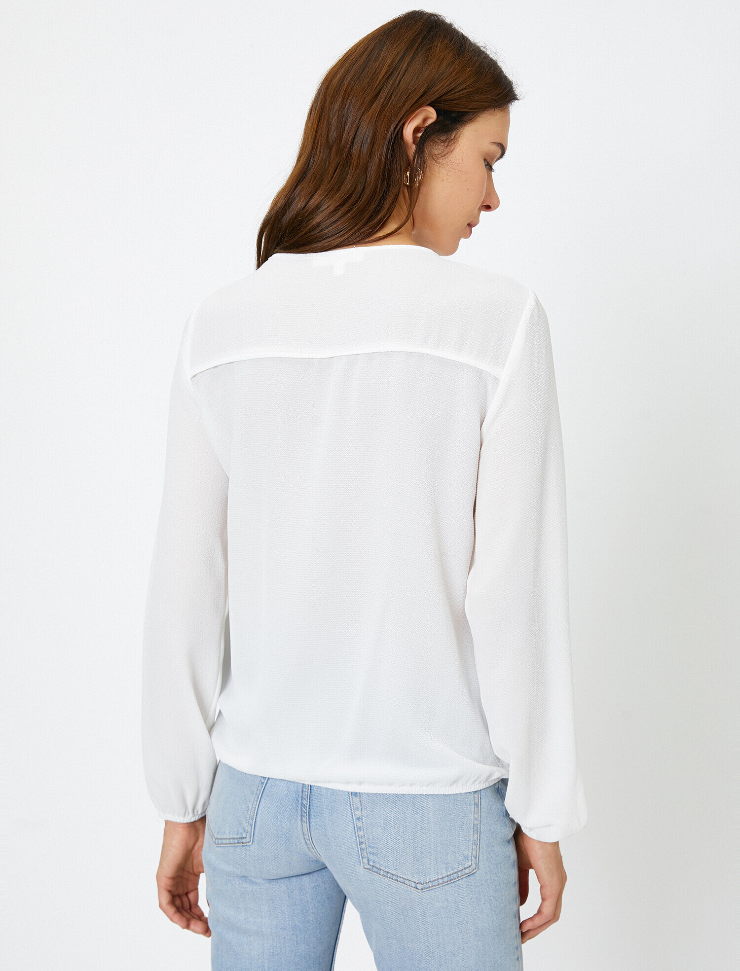   Dantel Detaylı Bluz