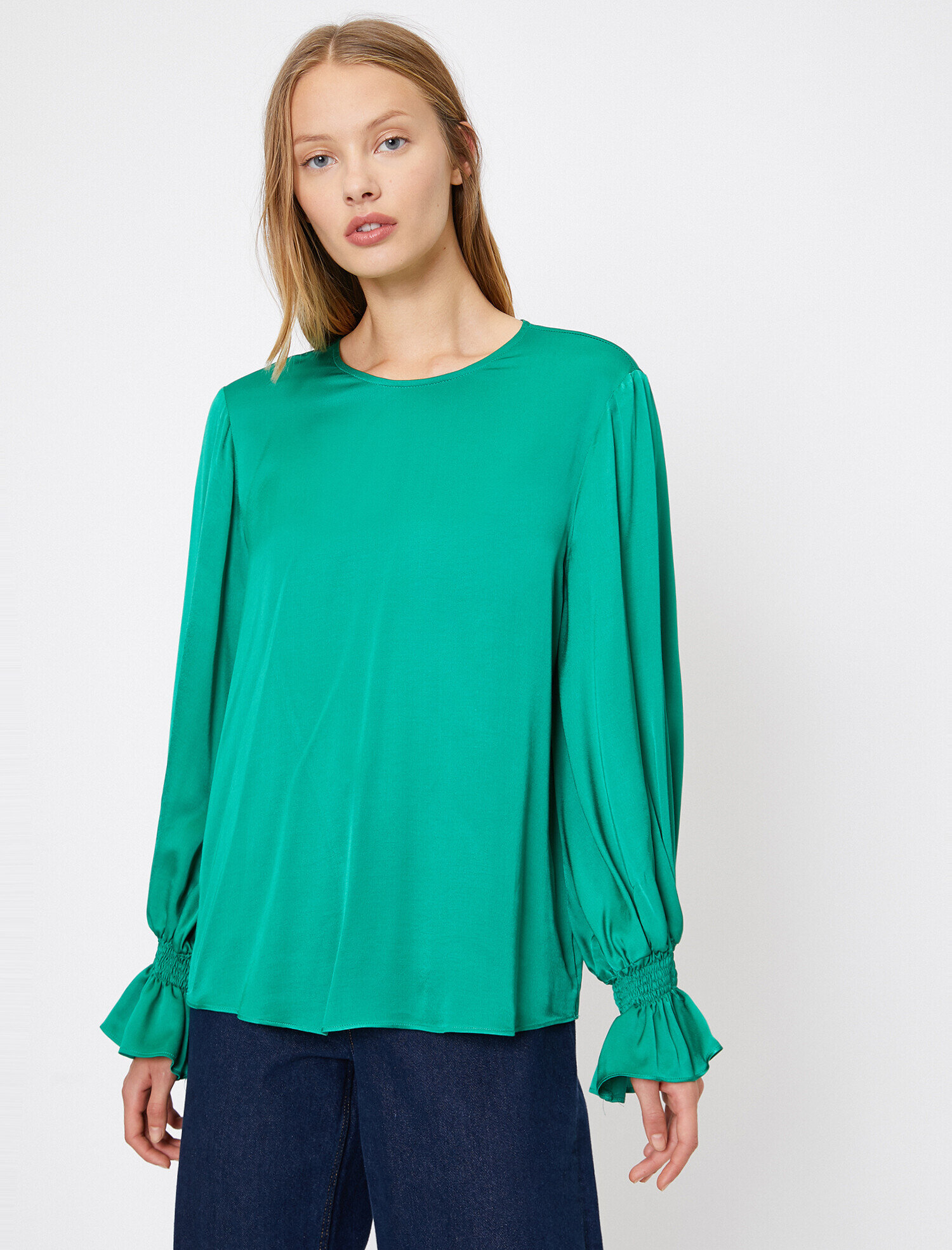   Fırfır Detaylı Bluz