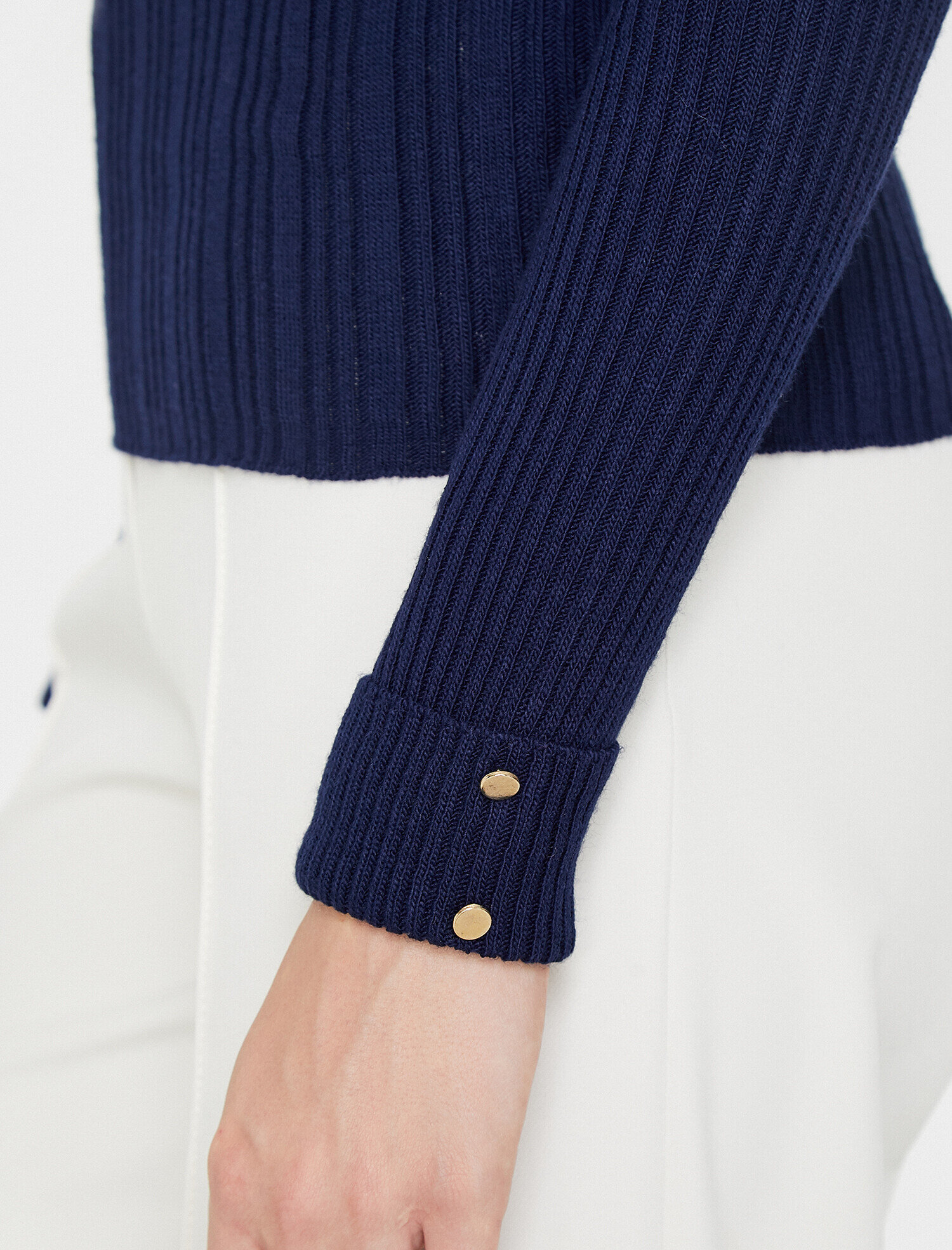   Boğazlı Triko Kazak