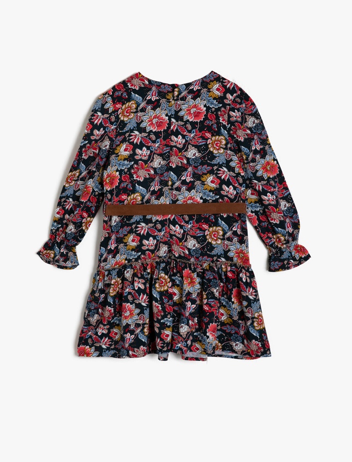 Kız Çocuk Desenli Elbise