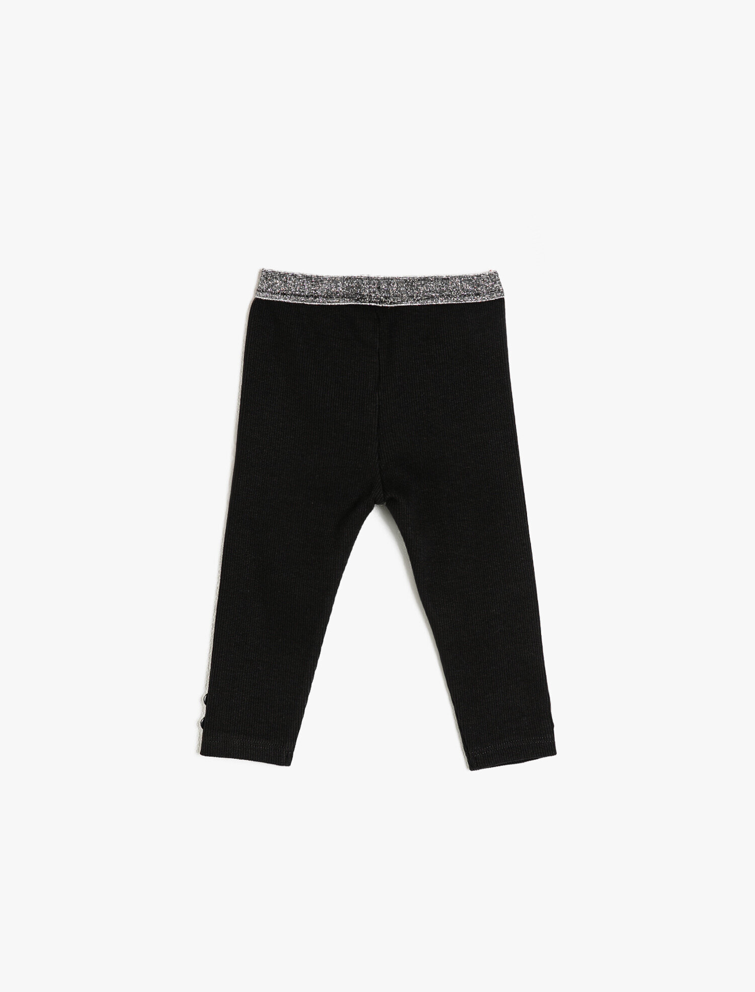  Kız Bebek Düğme Detaylı Tayt