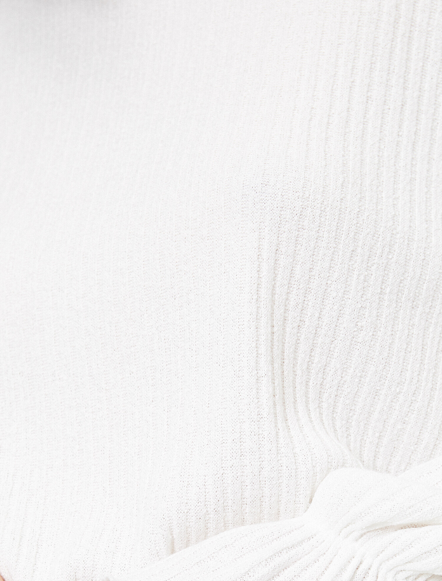   Uzun Kollu Tişört Etek Ucu Volanlı