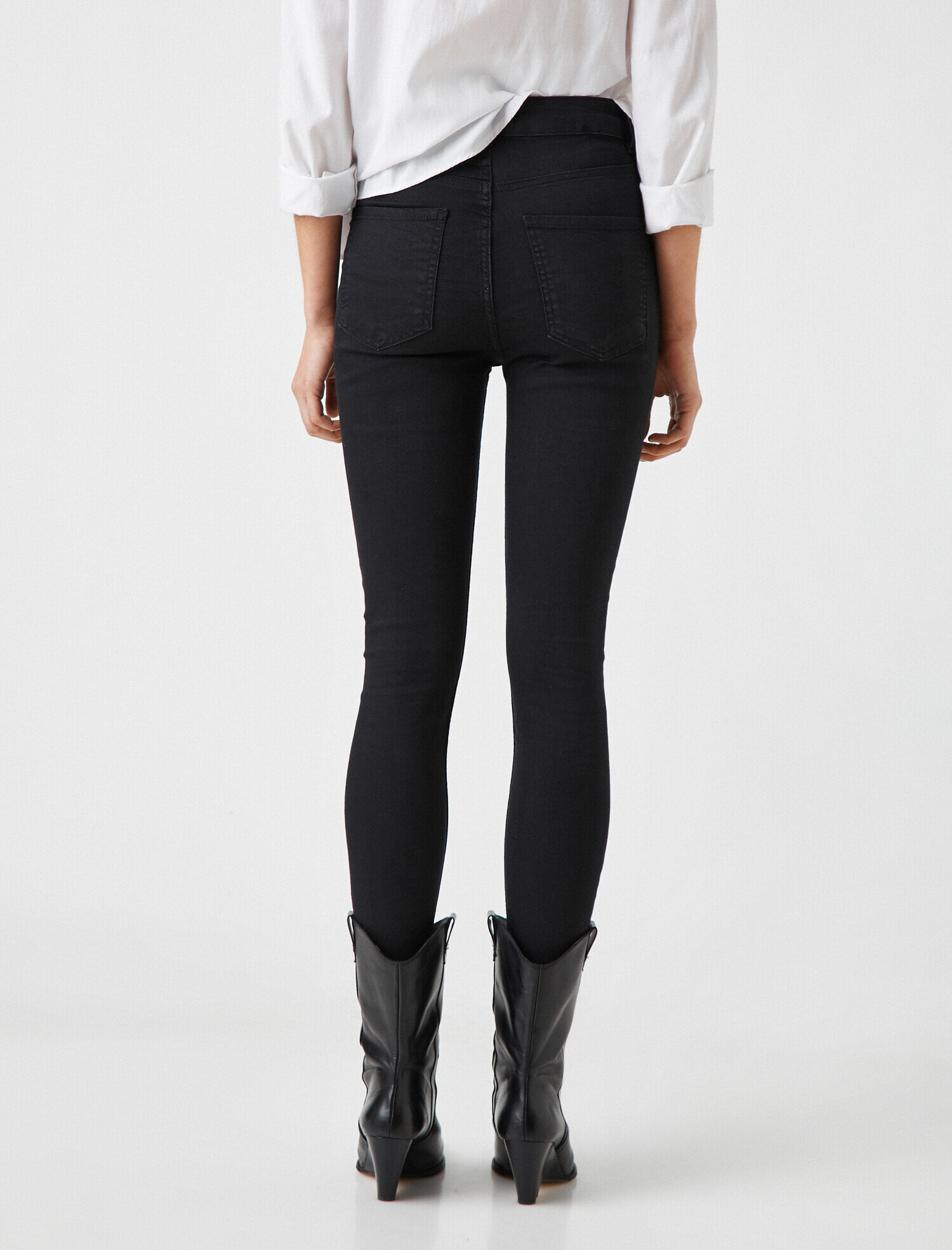   Taylor Jean - Ekstra Yüksek Bel Dar Kesim Dar Paça Pantolon