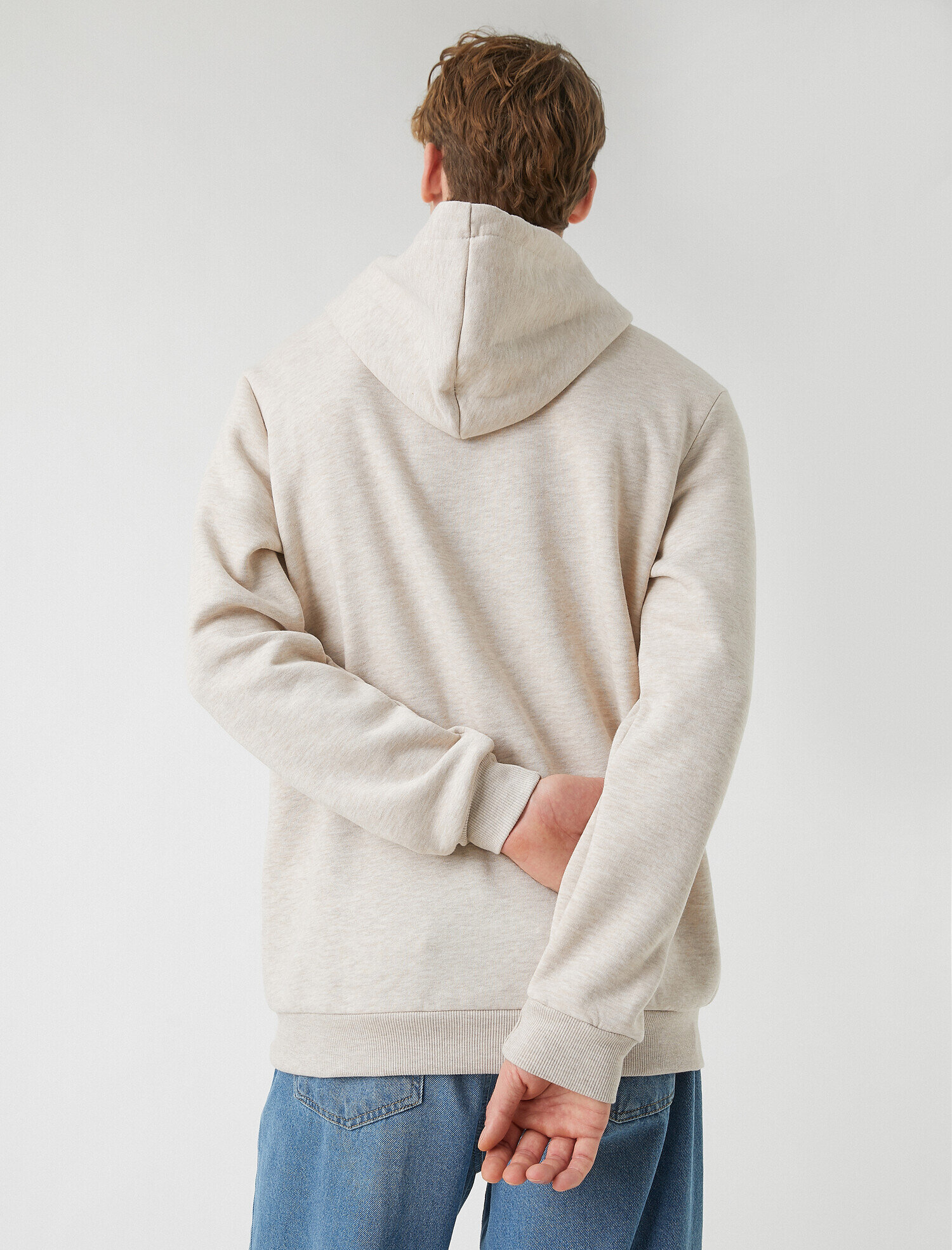   Baskılı Sweatshirt Kapüşonlu