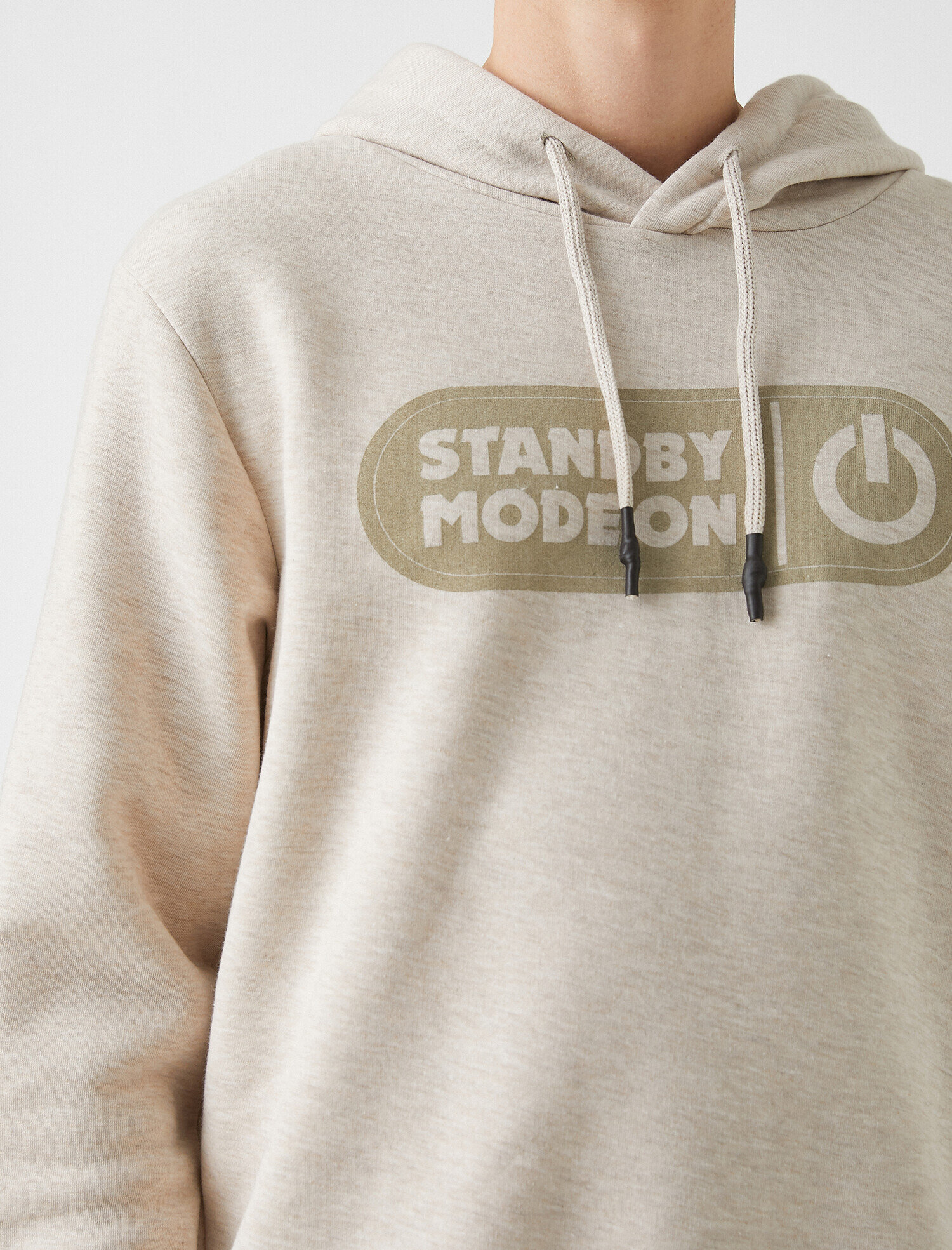   Baskılı Sweatshirt Kapüşonlu