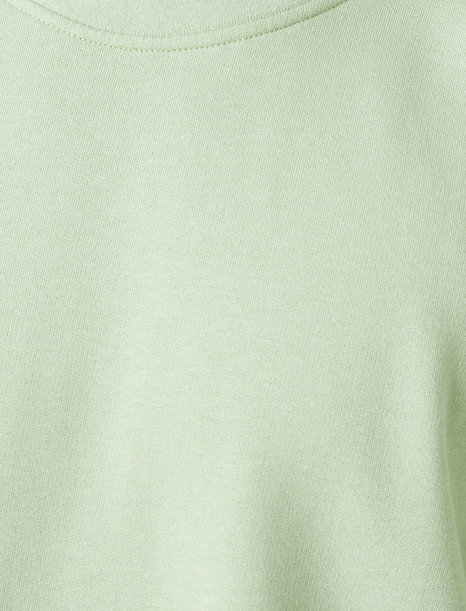 Basic Sweatshirt Şardonlu Bisiklet Yaka