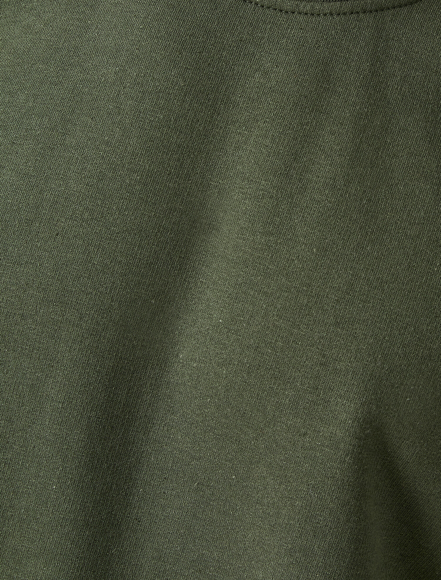   Basic Sweatshirt Şardonlu Bisiklet Yaka