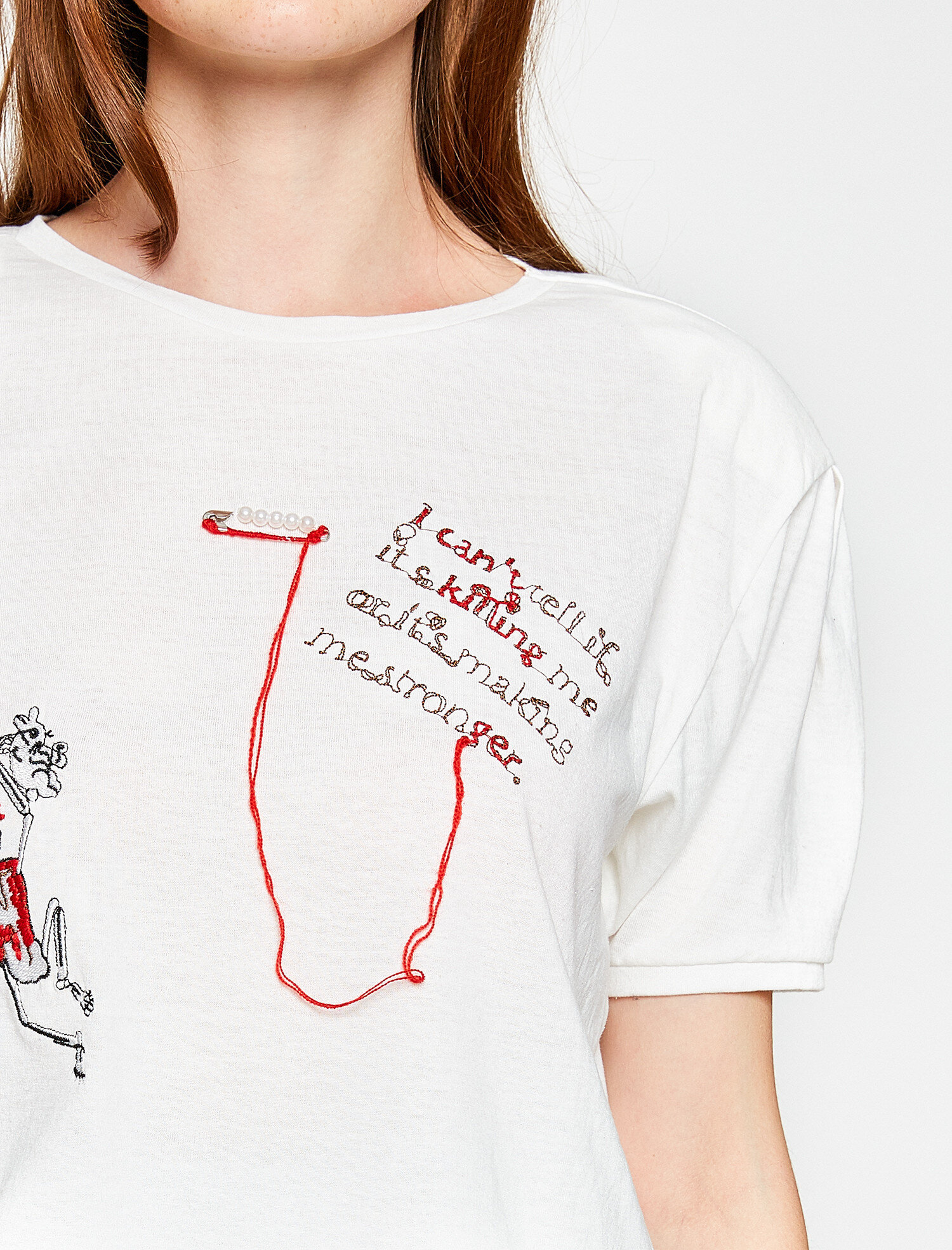   Yazılı Baskılı Tişört