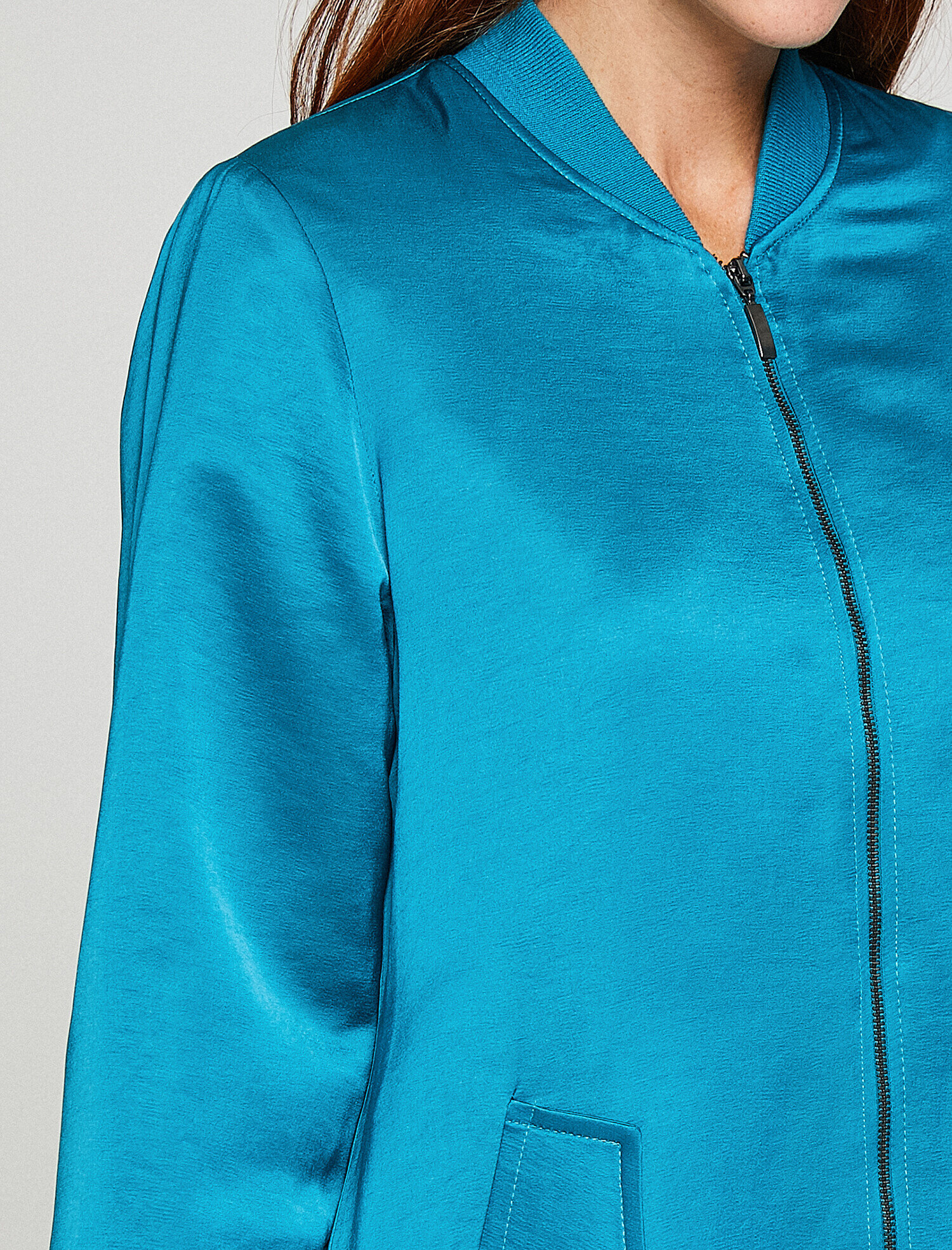   Fermuar Detaylı Kaban