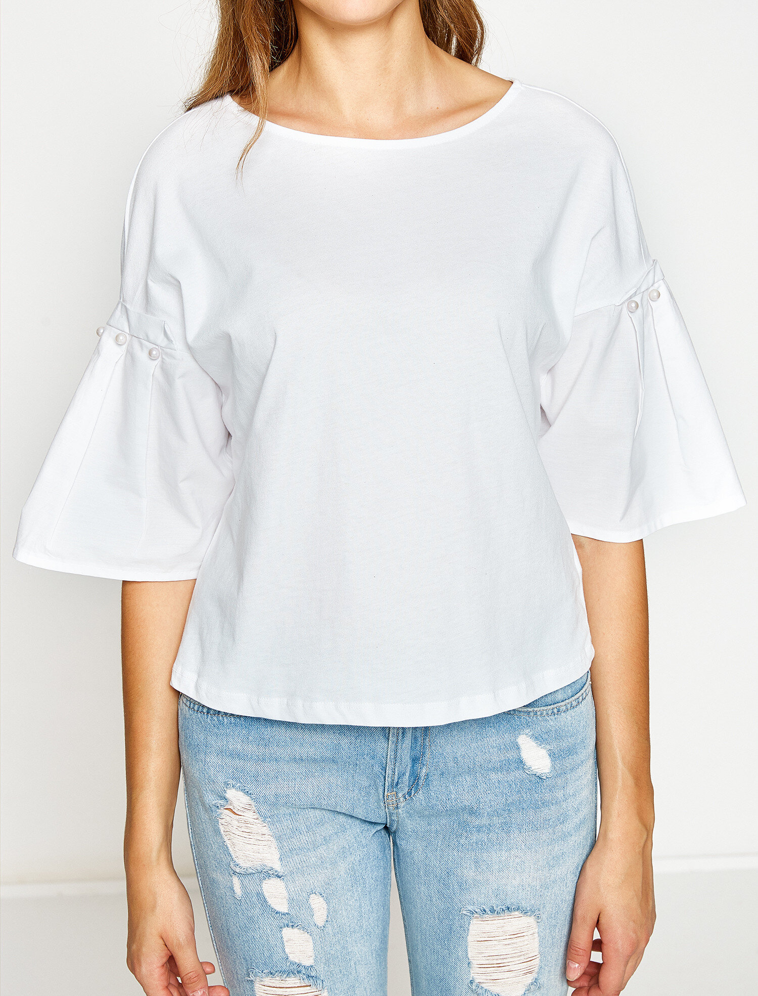   İnci Detaylı Tişört