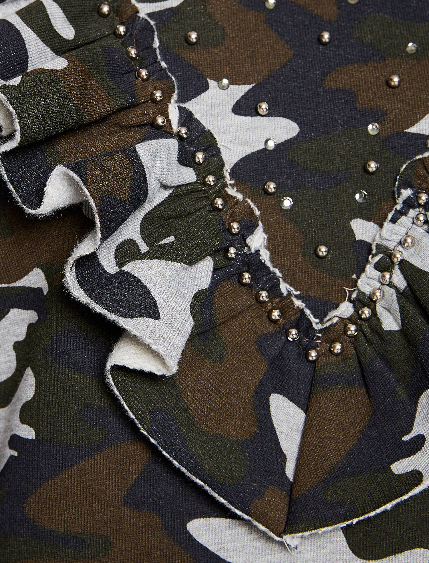   Kamuflaj Desenli Sweatshirt