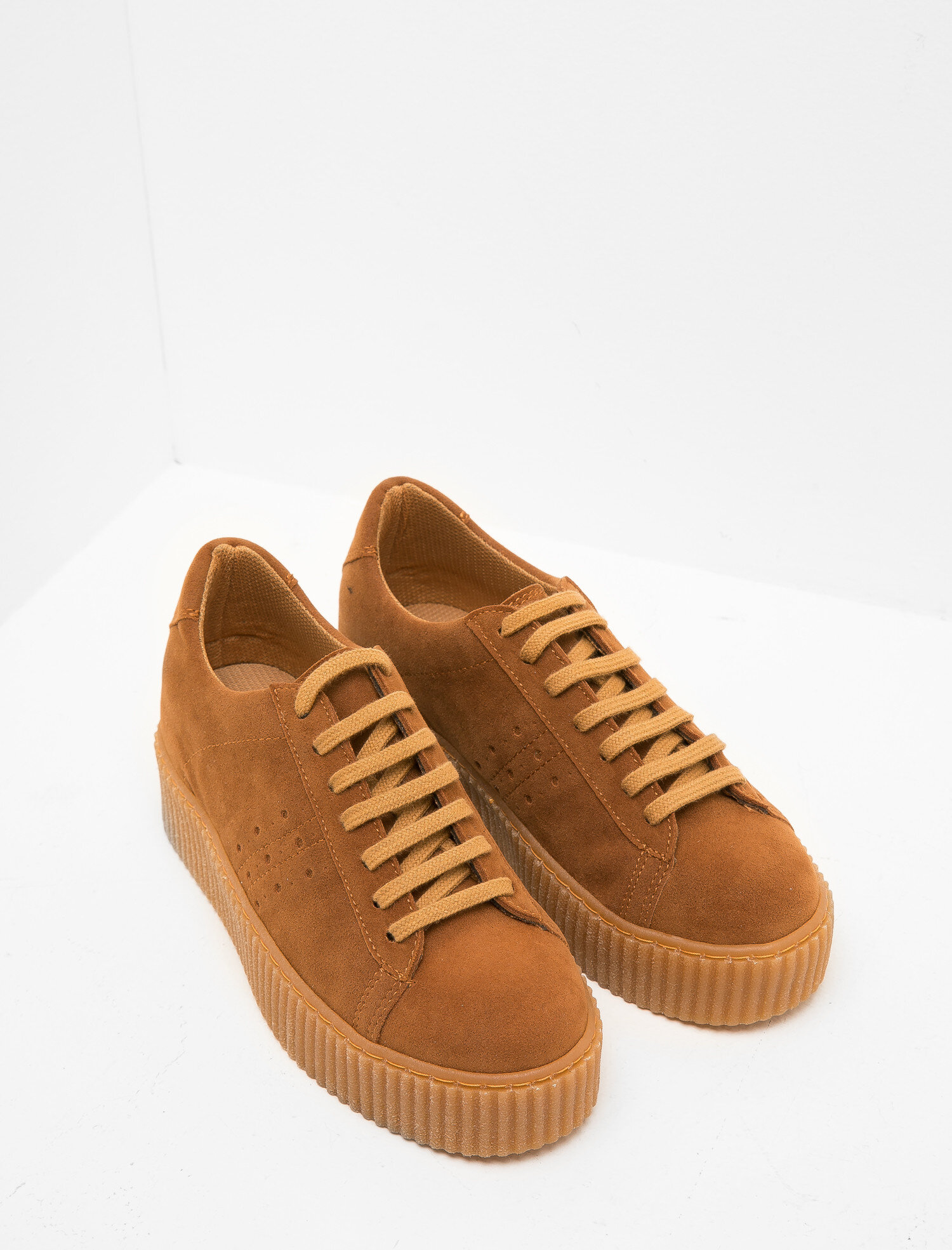  Kadın Kadife Görünümlü Spor Ayakkabı