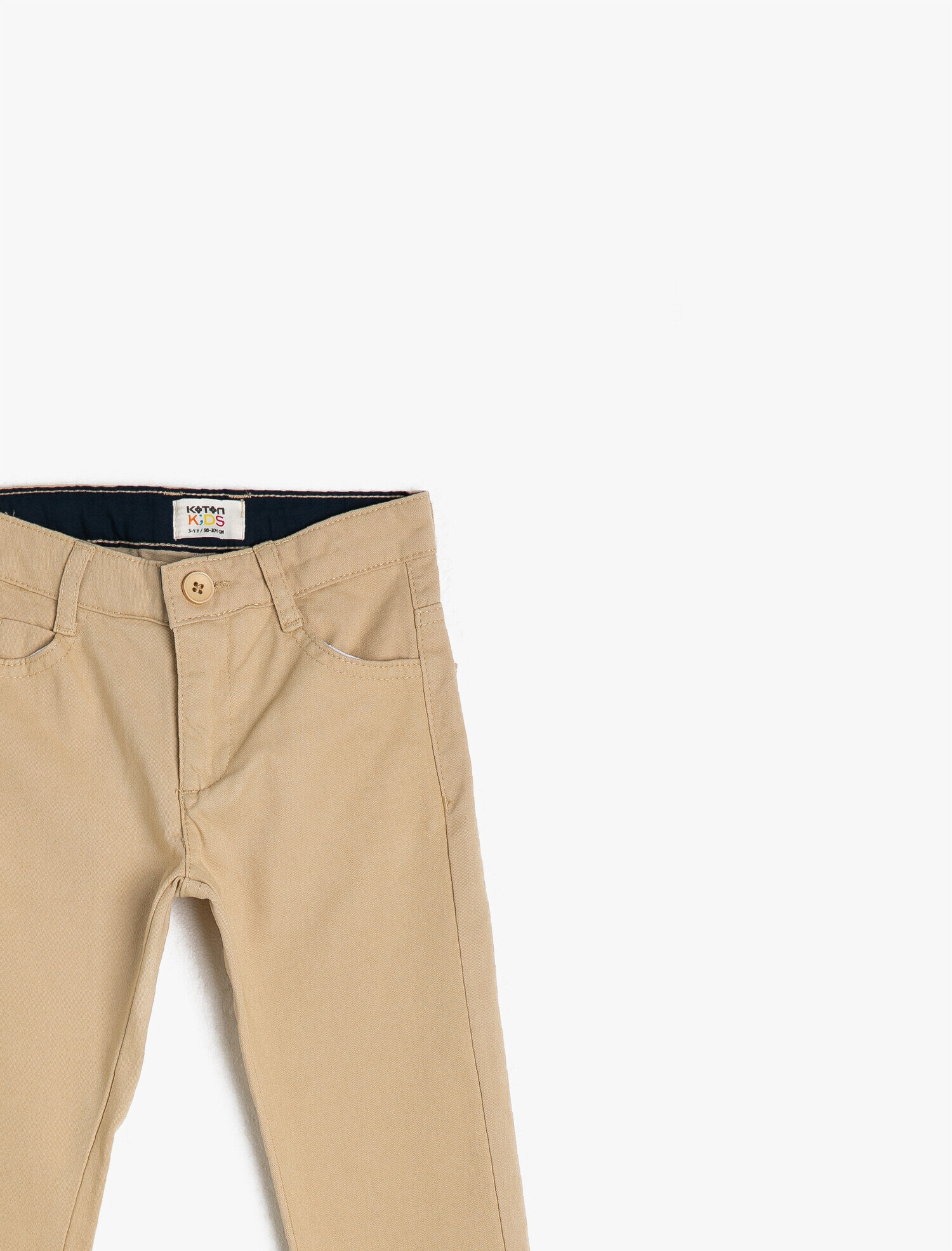 Erkek Çocuk Chino Pantolon Cepli