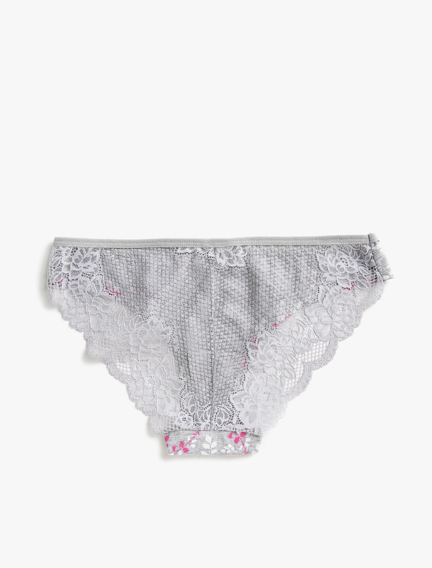   Pamuklu Çiçek Desenli Brazilian Külot