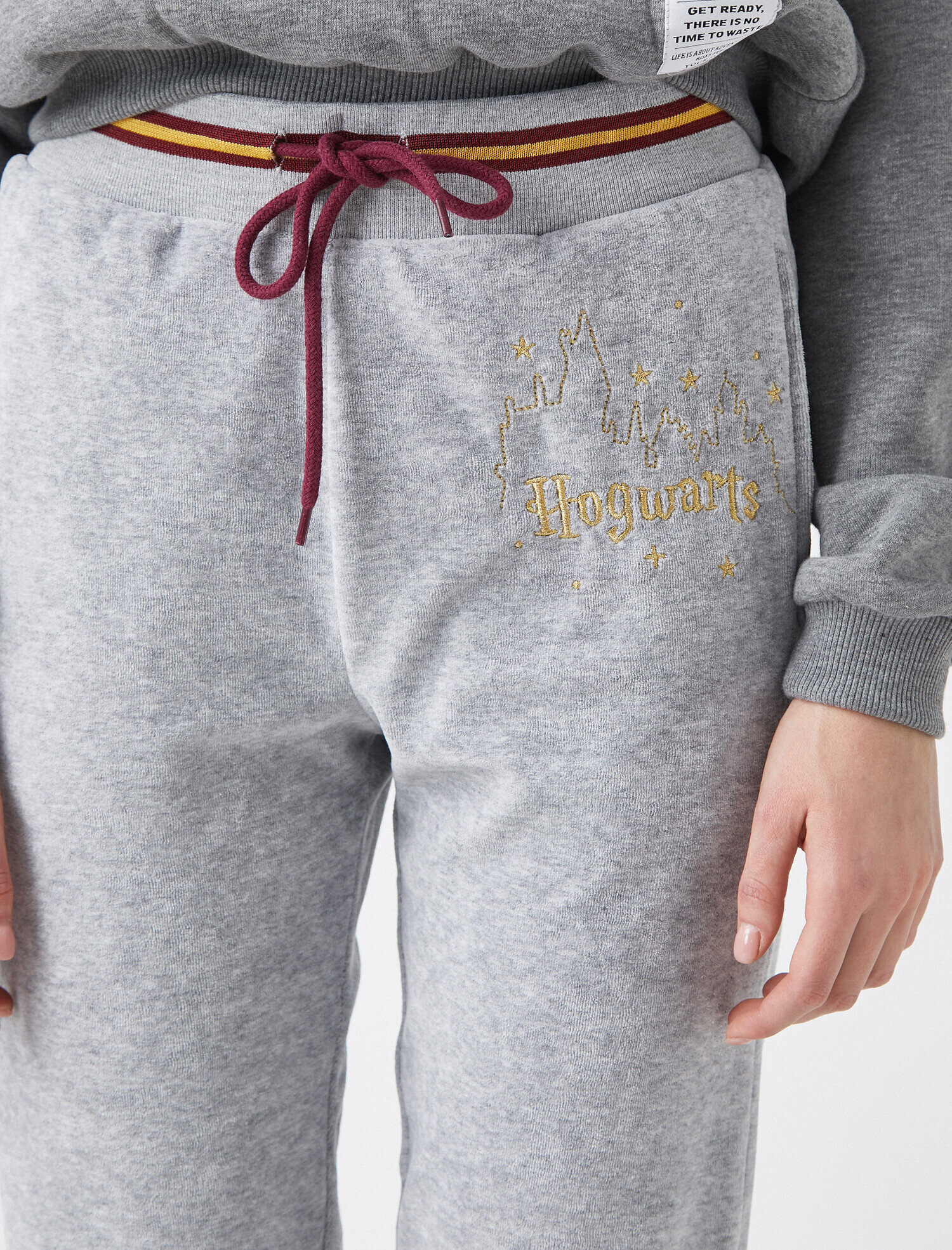   Harry Potter Pijama Altı Warner Bros Lisanslı Şerit Detaylı İşlemeli
