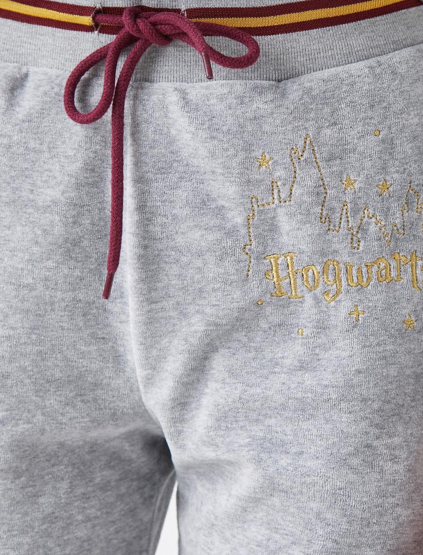   Harry Potter Pijama Altı Warner Bros Lisanslı Şerit Detaylı İşlemeli