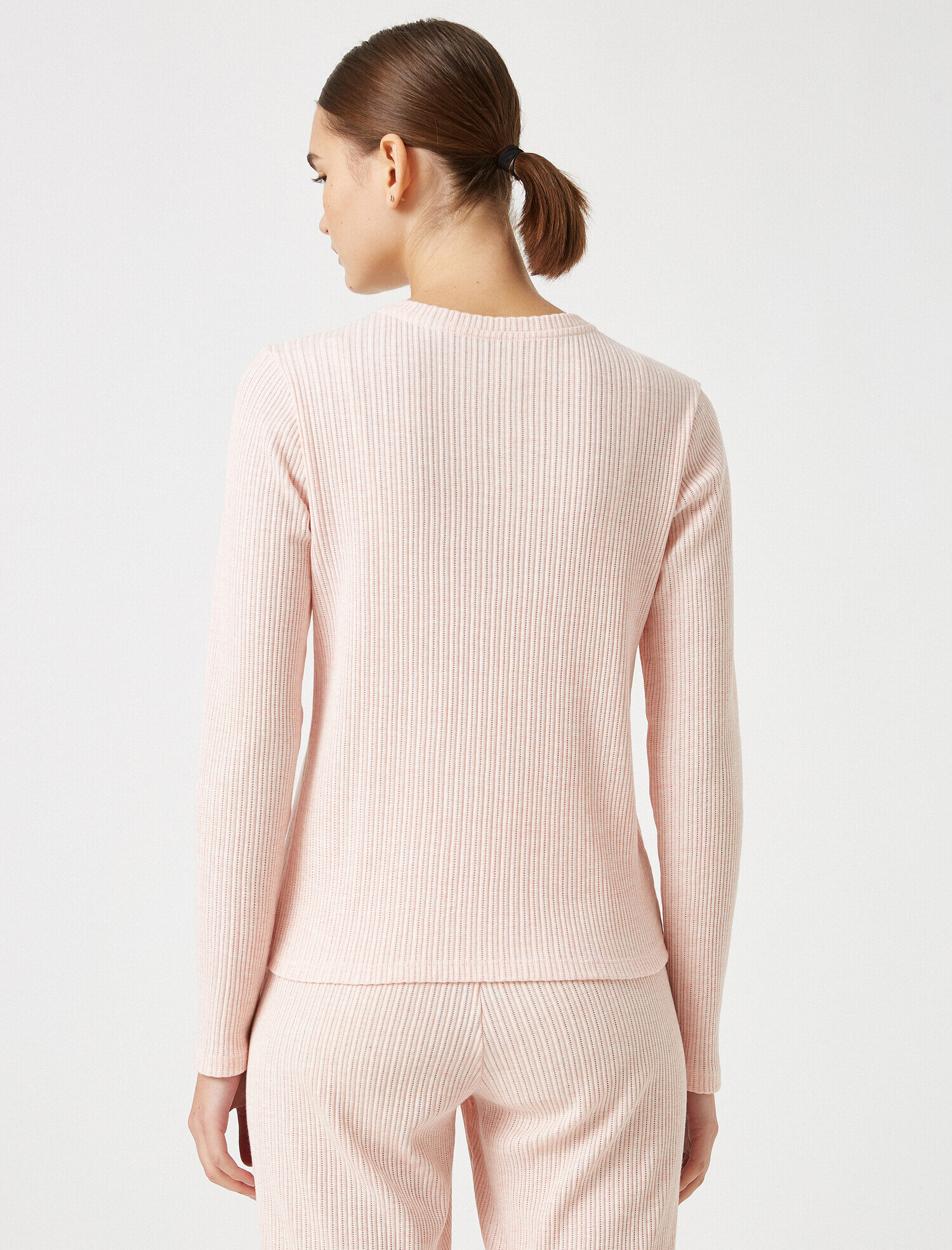   Organik Pamuklu Uzun Kollu Pijama Üstü