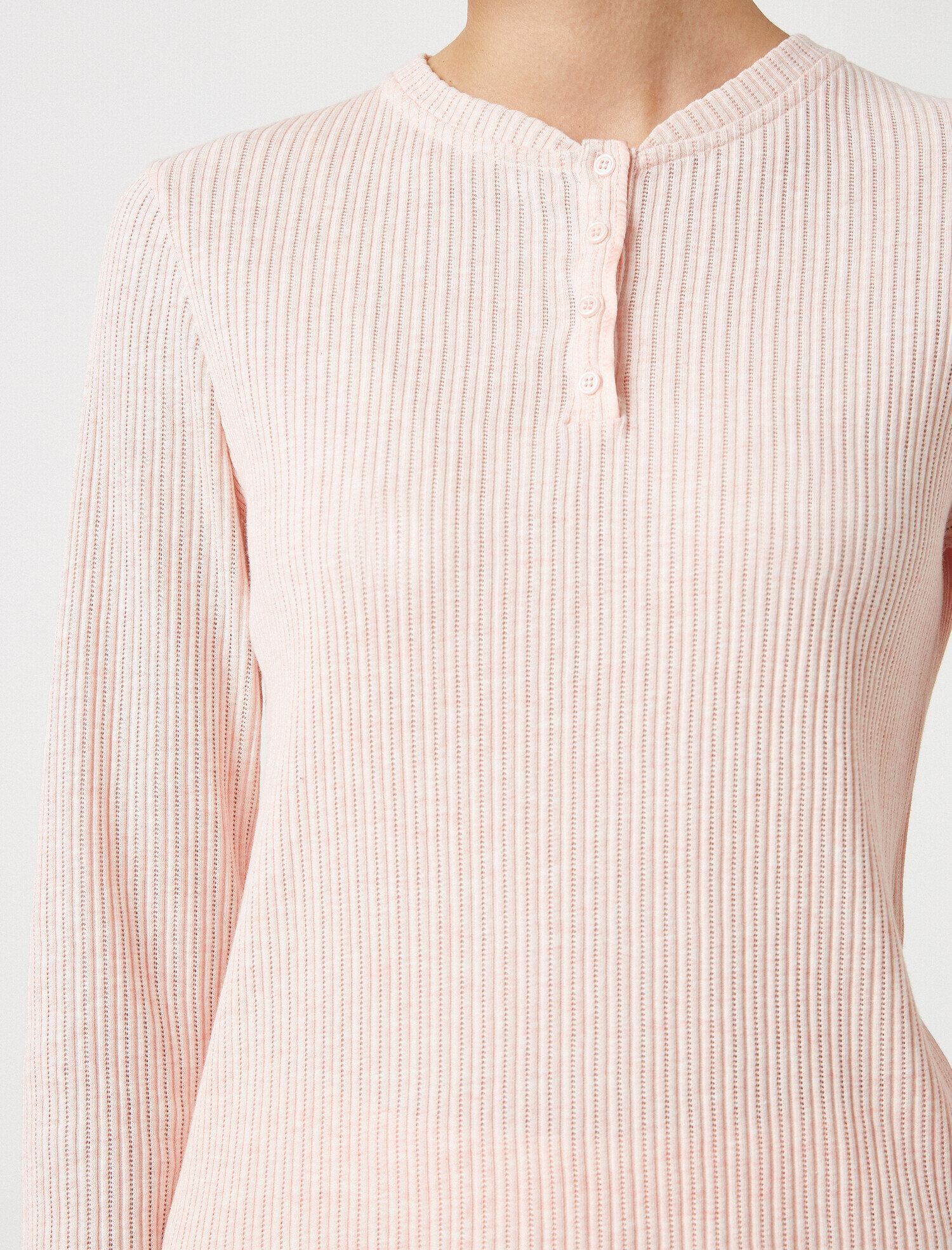   Organik Pamuklu Uzun Kollu Pijama Üstü