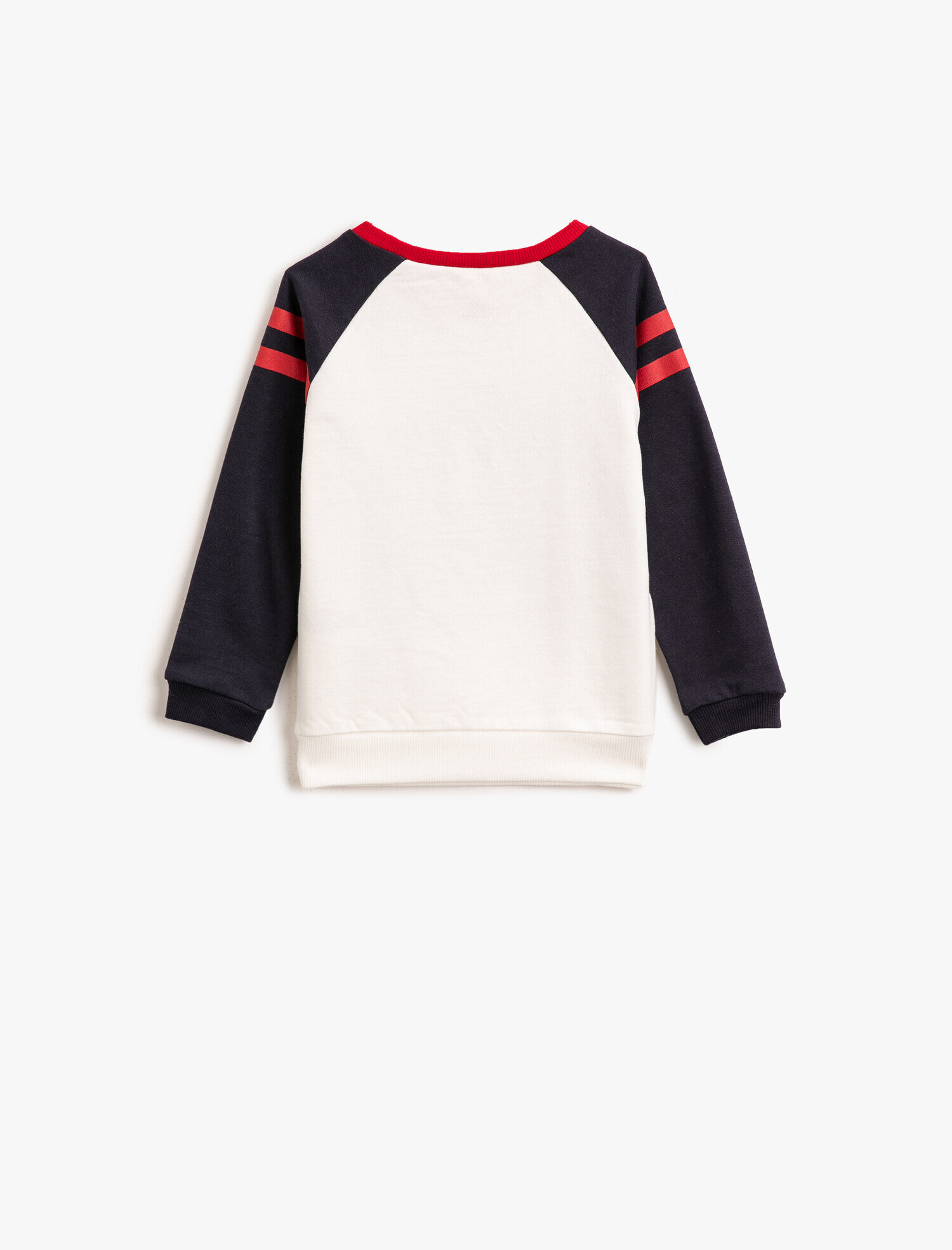  Erkek Bebek Superman Lisanslı Baskılı Bisiklet Yaka Uzun Kollu Sweatshirt