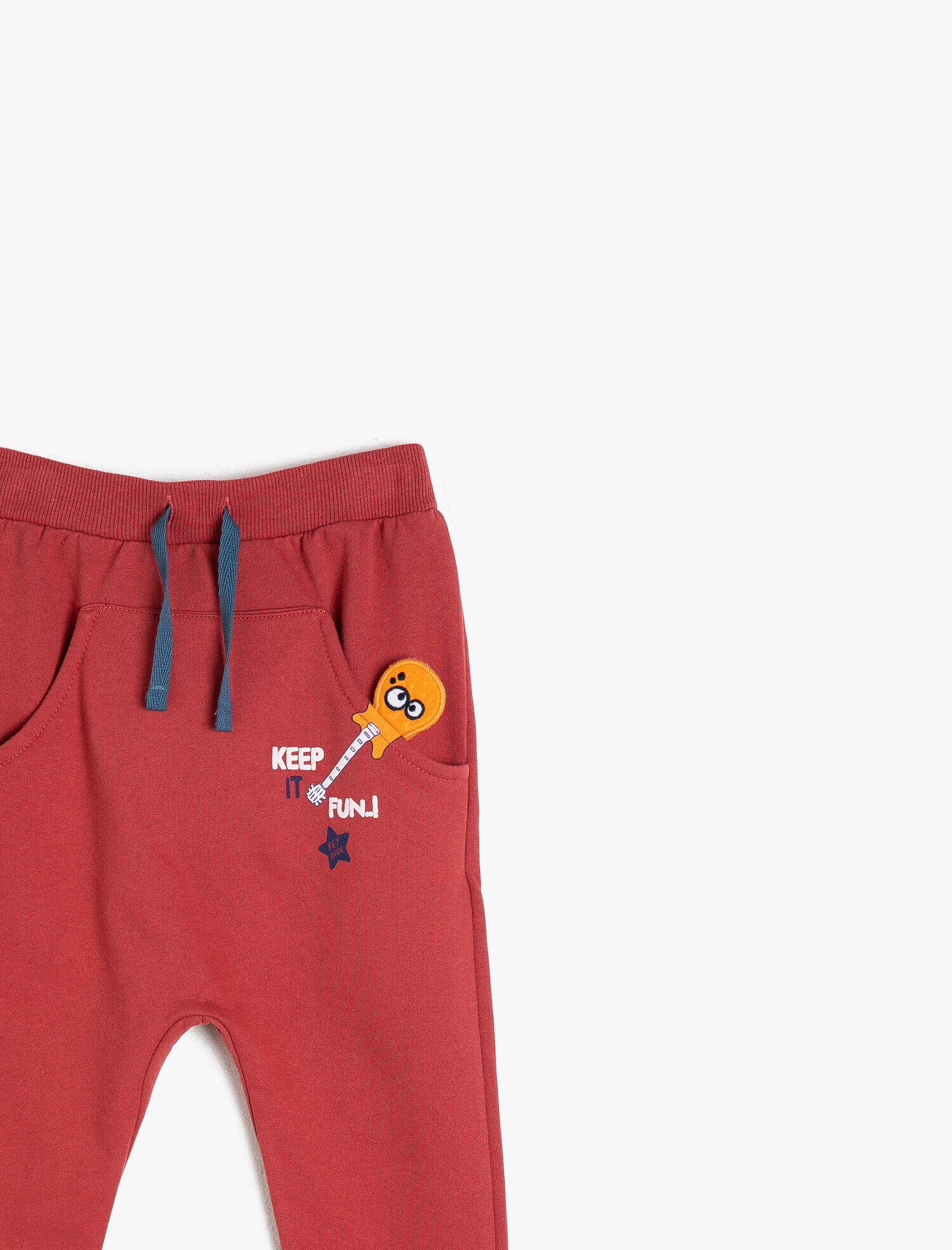  Erkek Bebek Baskılı Cepli Eşofman Altı