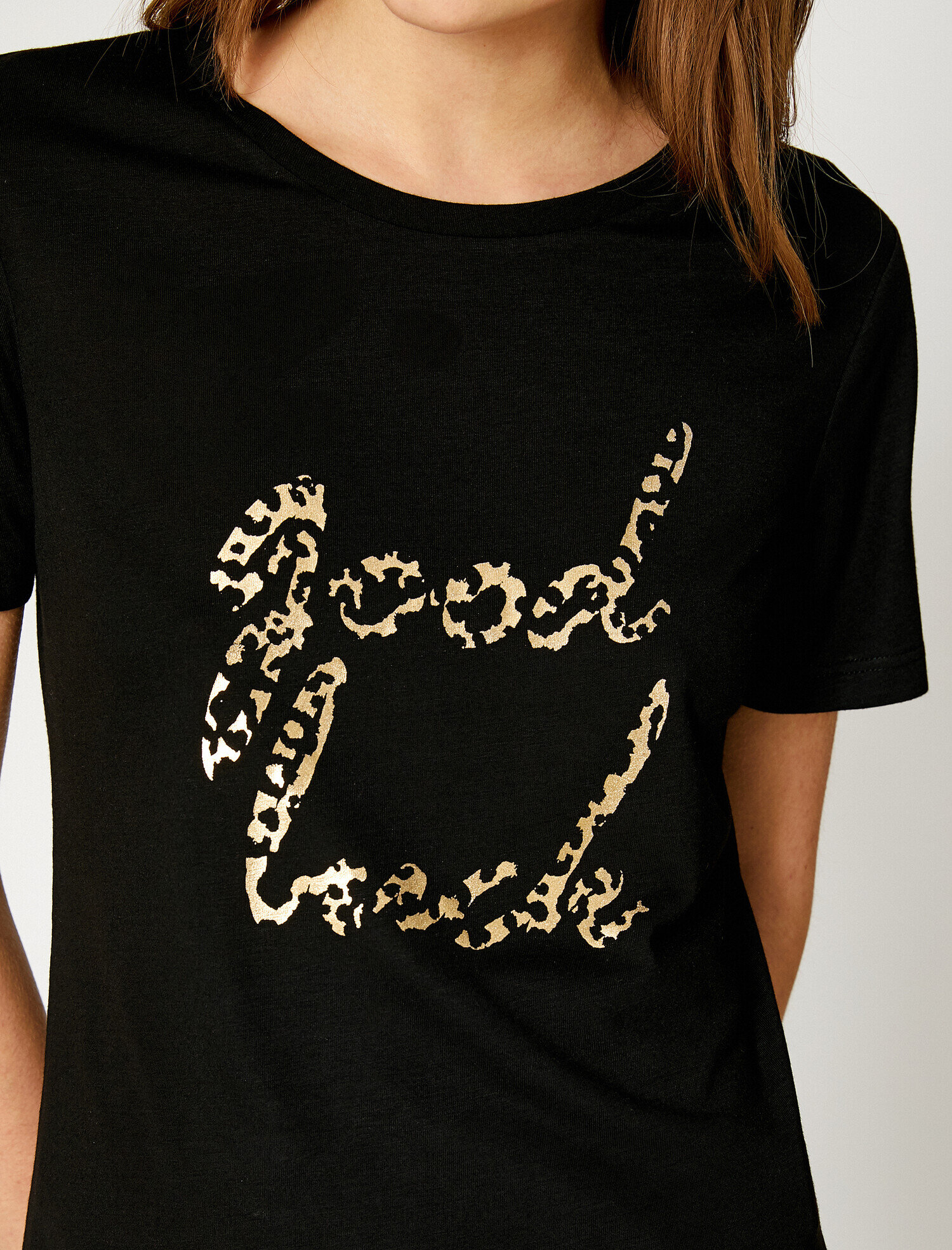   Slogan Tişört Kısa Kollu Bisiklet Yaka