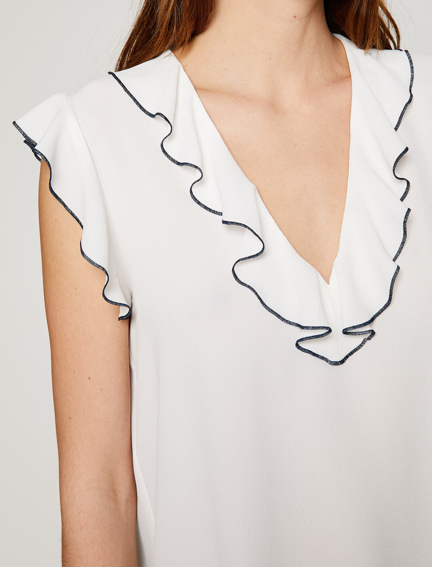   Fırfır Detaylı Bluz