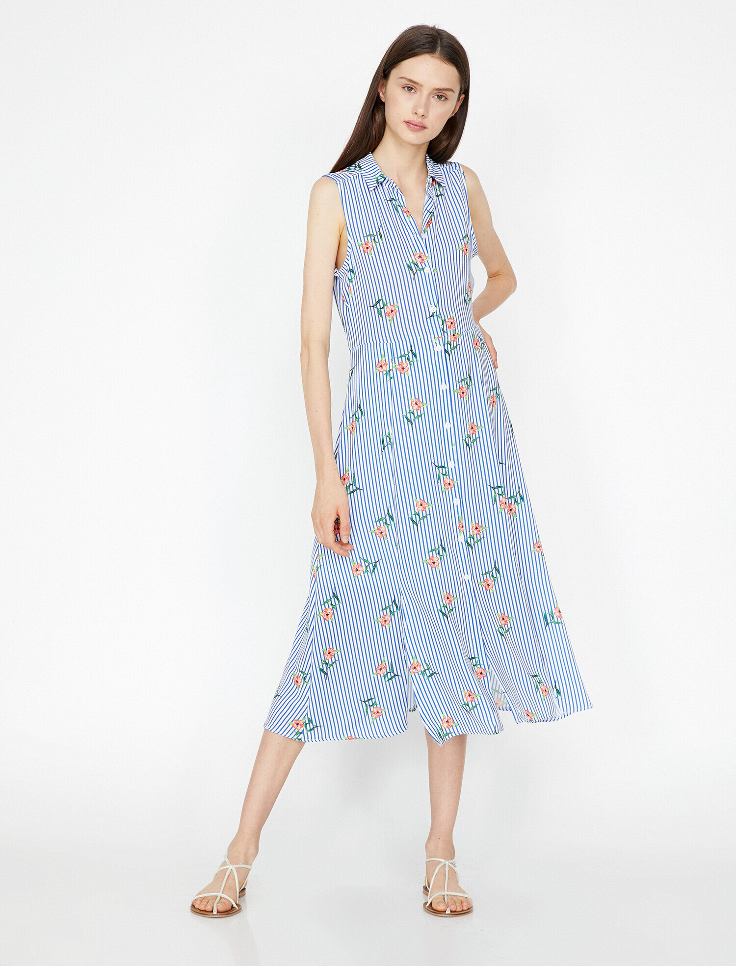   Çiçek Desenli Elbise