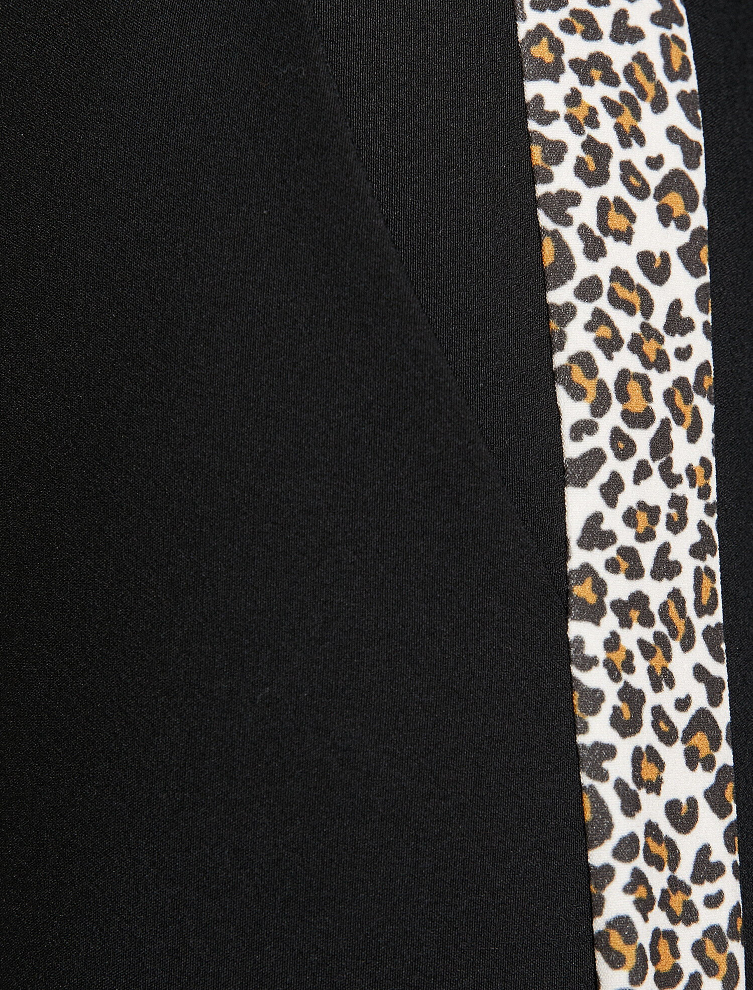   Leopar Şeritli Pantolon