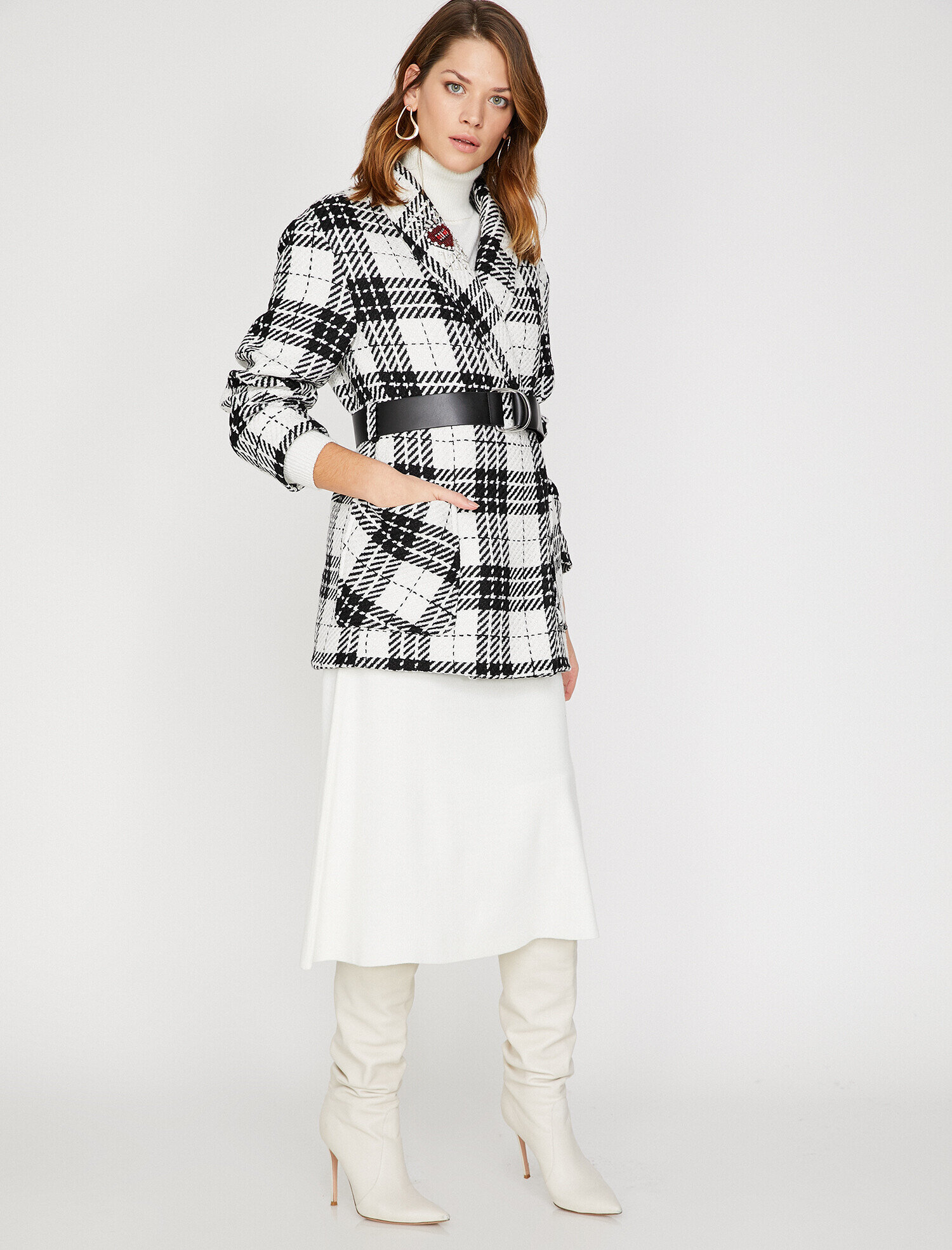   Ekose Midi Boy Kaban