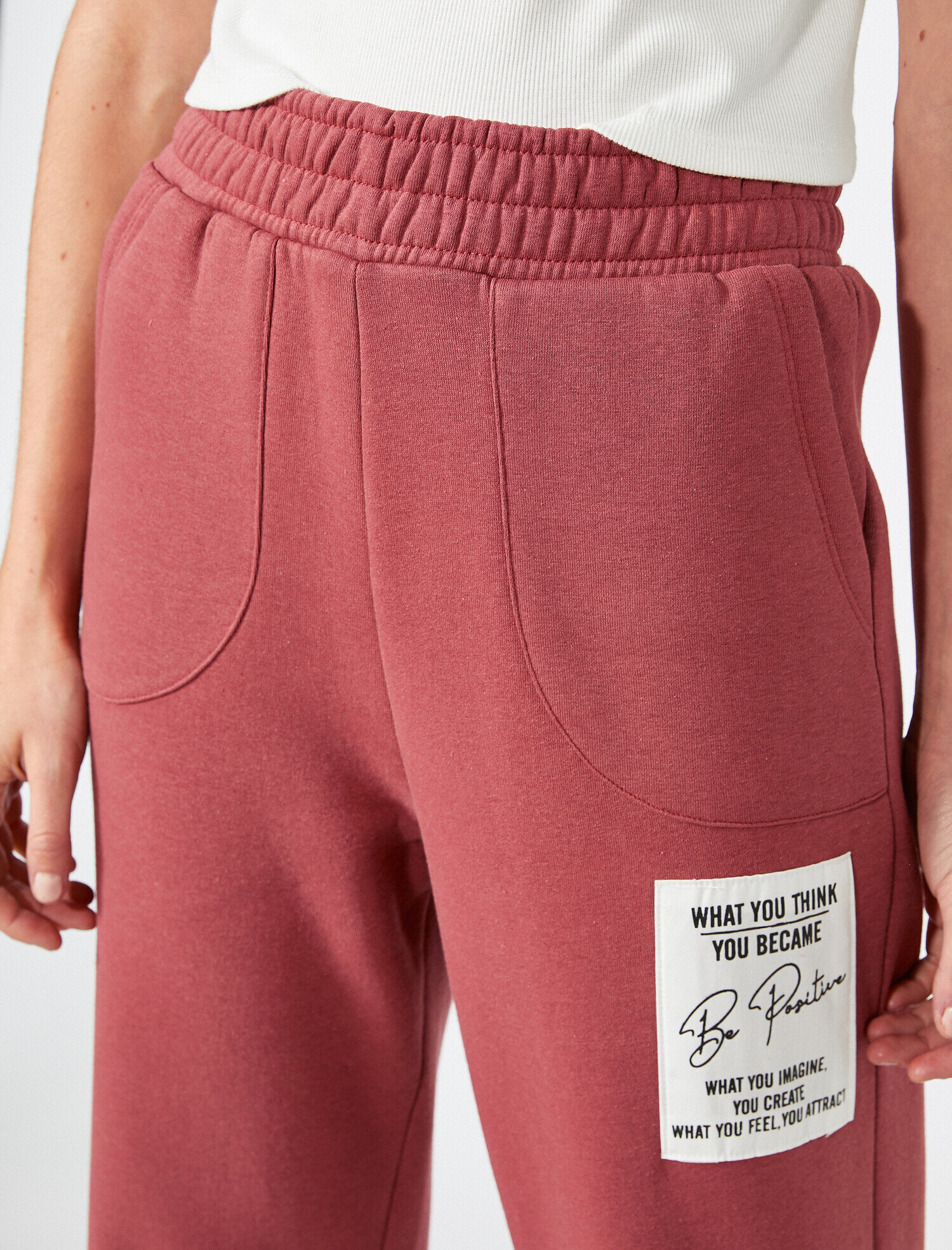   Jogger Eşofman Altı Beli Lastikli Baskılı