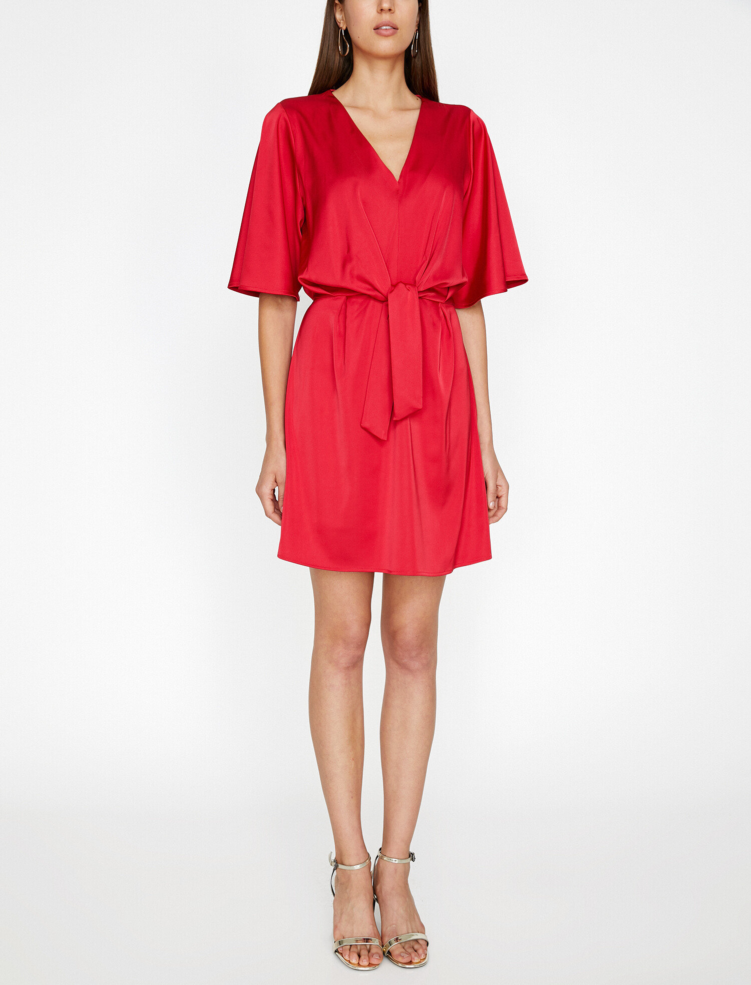 Beli Bağlamalı Abiye Elbise