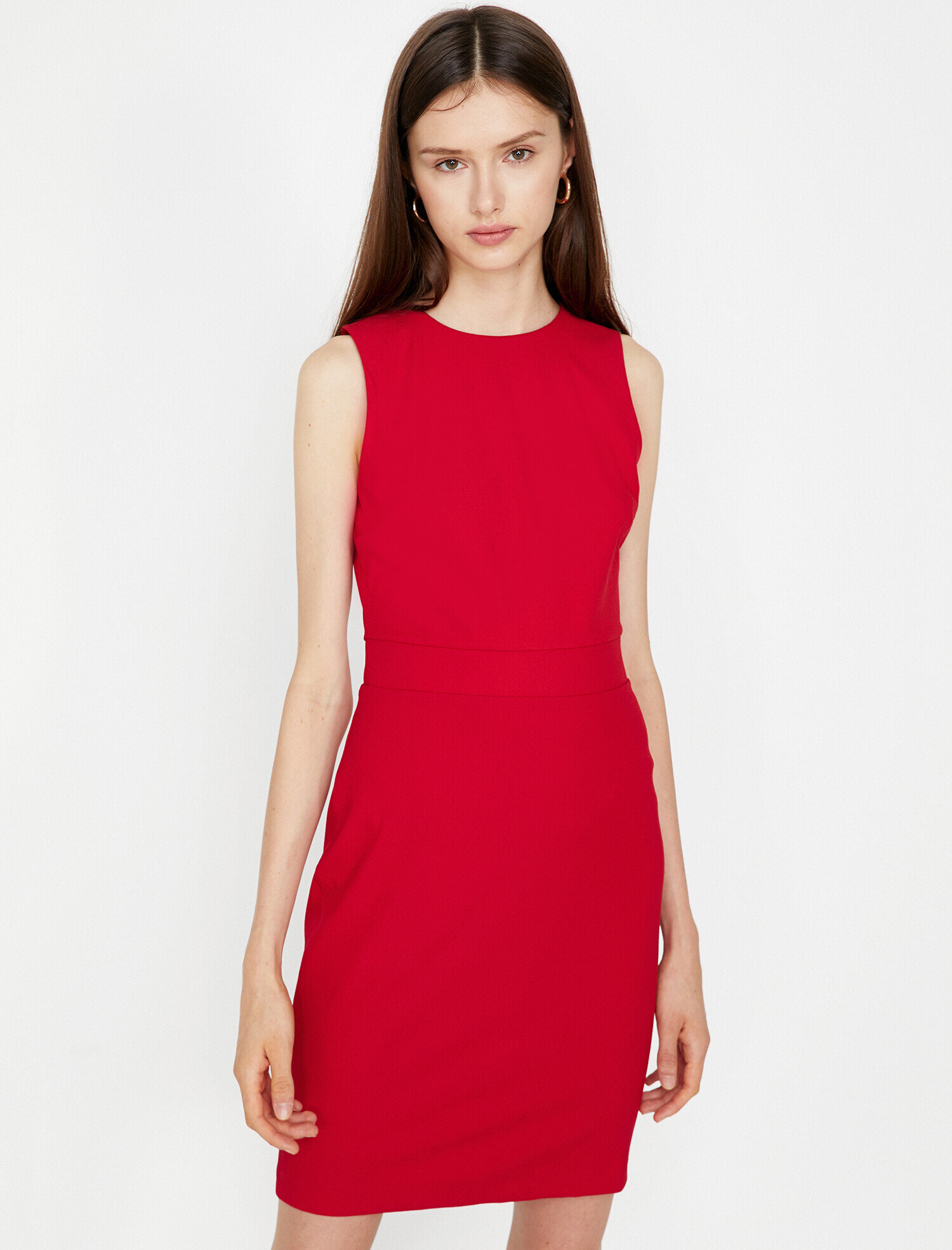   Bisiklet Yaka Elbise