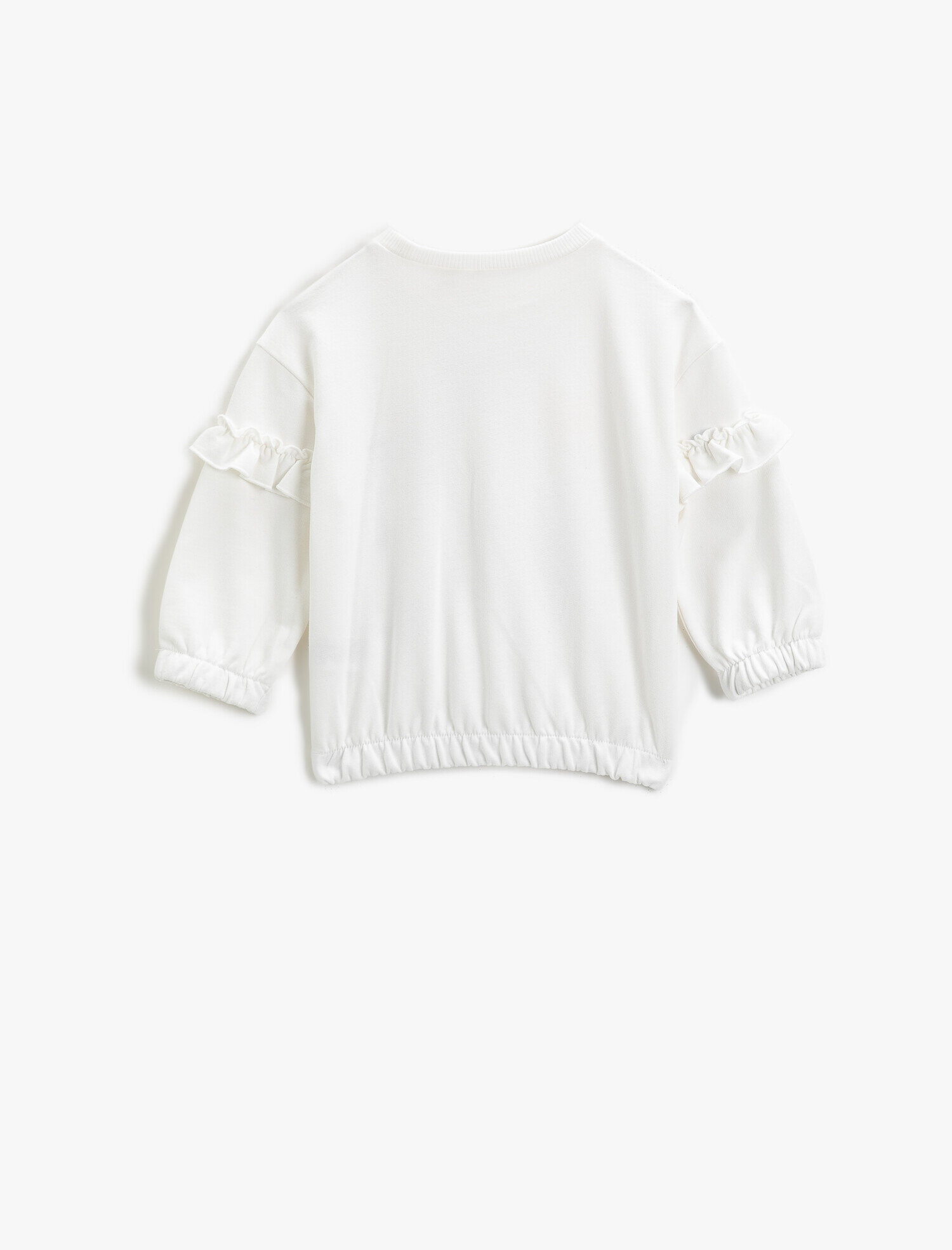  Kız Bebek Volanlı Sweatshirt