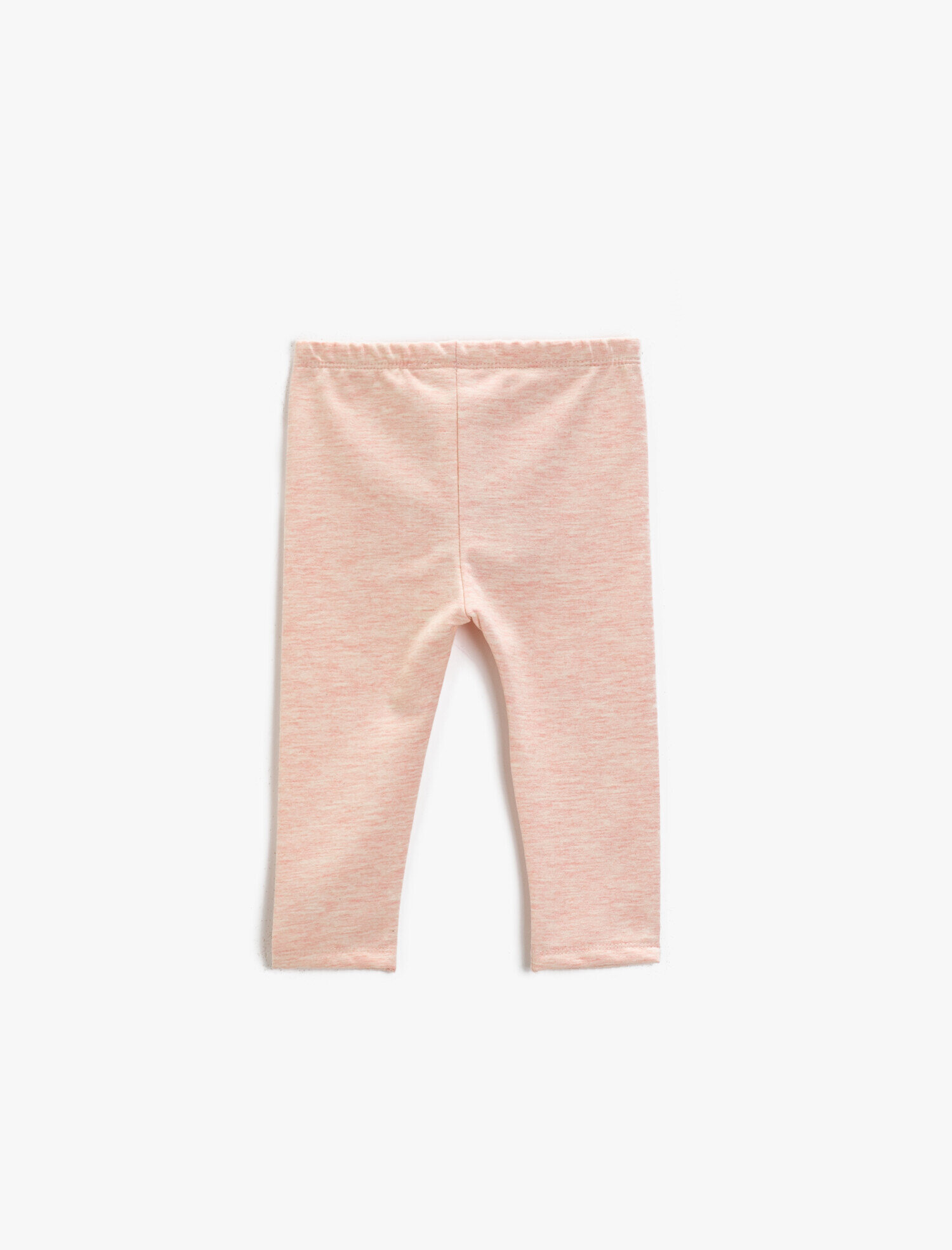 Kız Bebek Kalp Baskılı Tayt Beli Lastikli