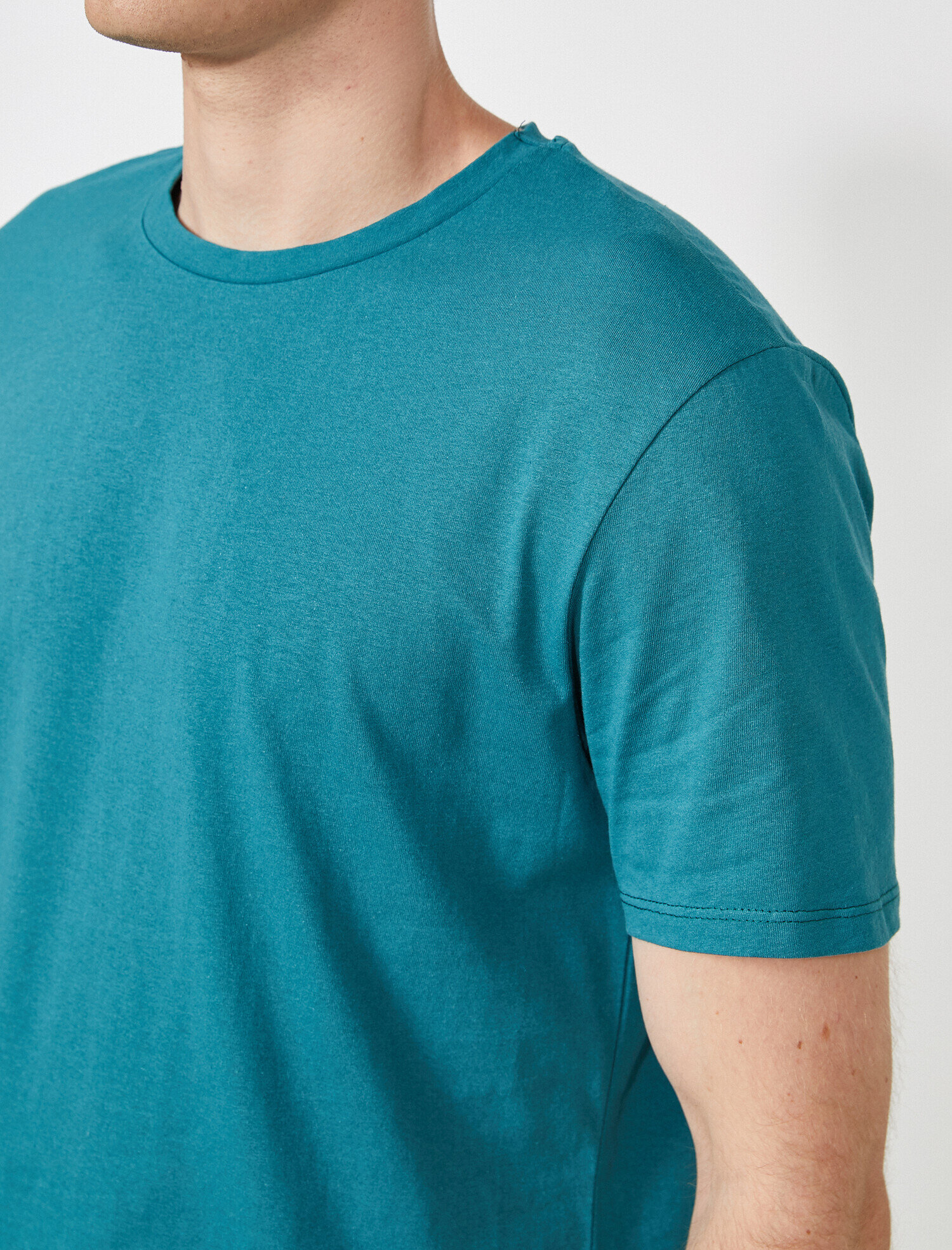   Loose Fit Basic Tişört Pamuklu