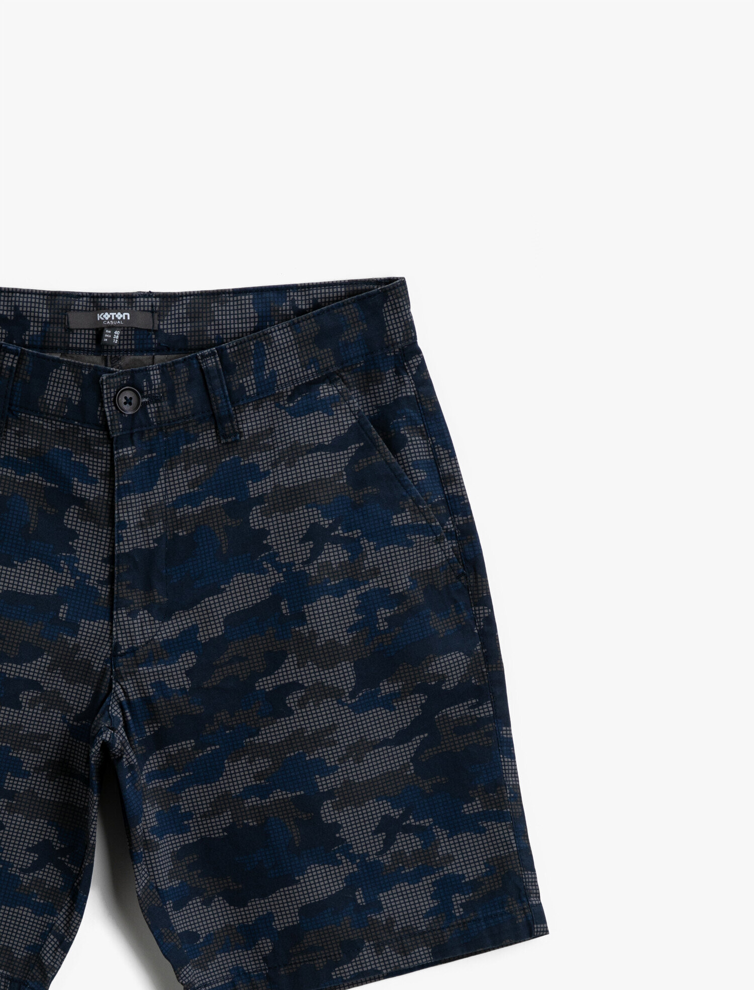   Desenli Şort Pamuklu