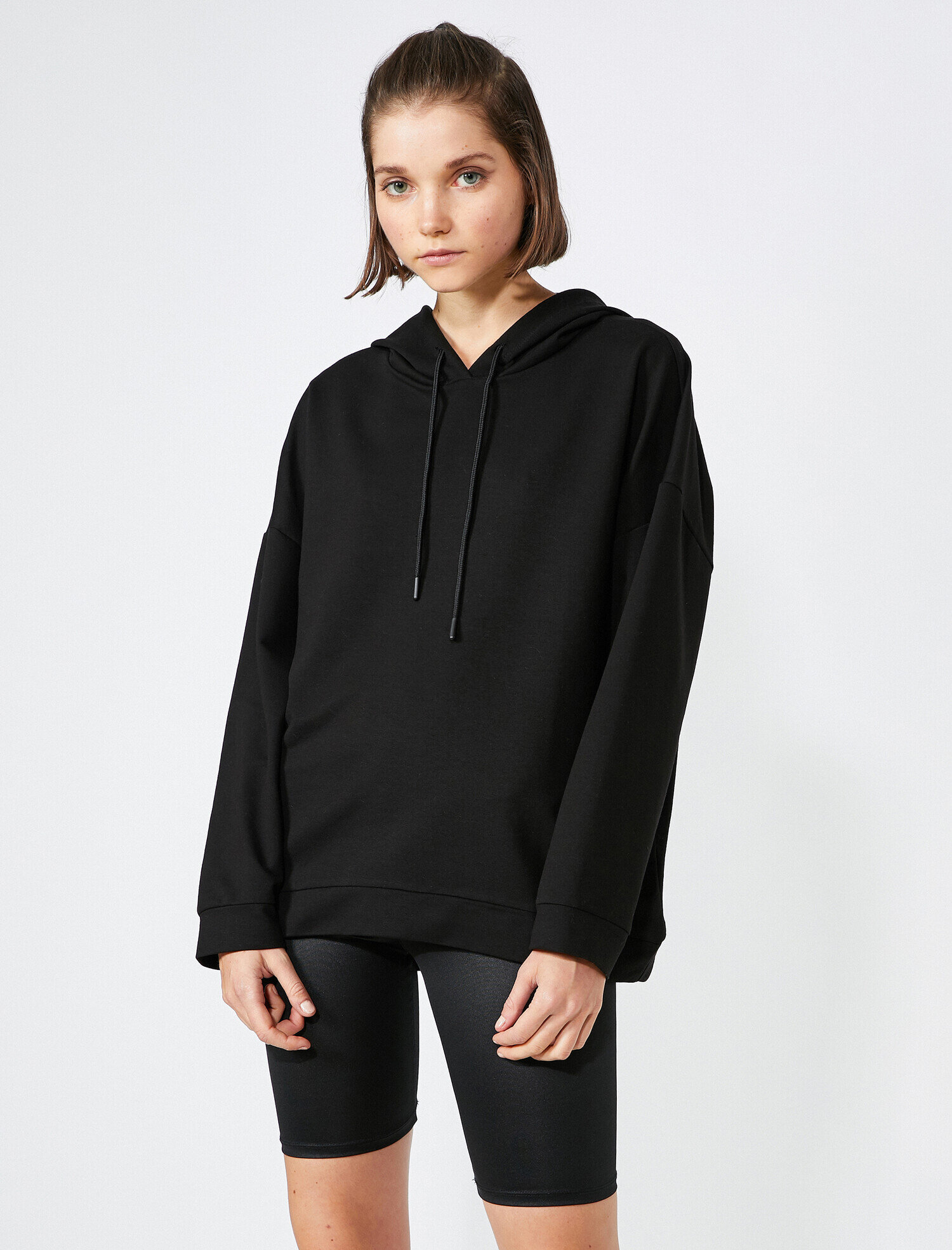   Kapüşonlu Oversize Sweatshirt