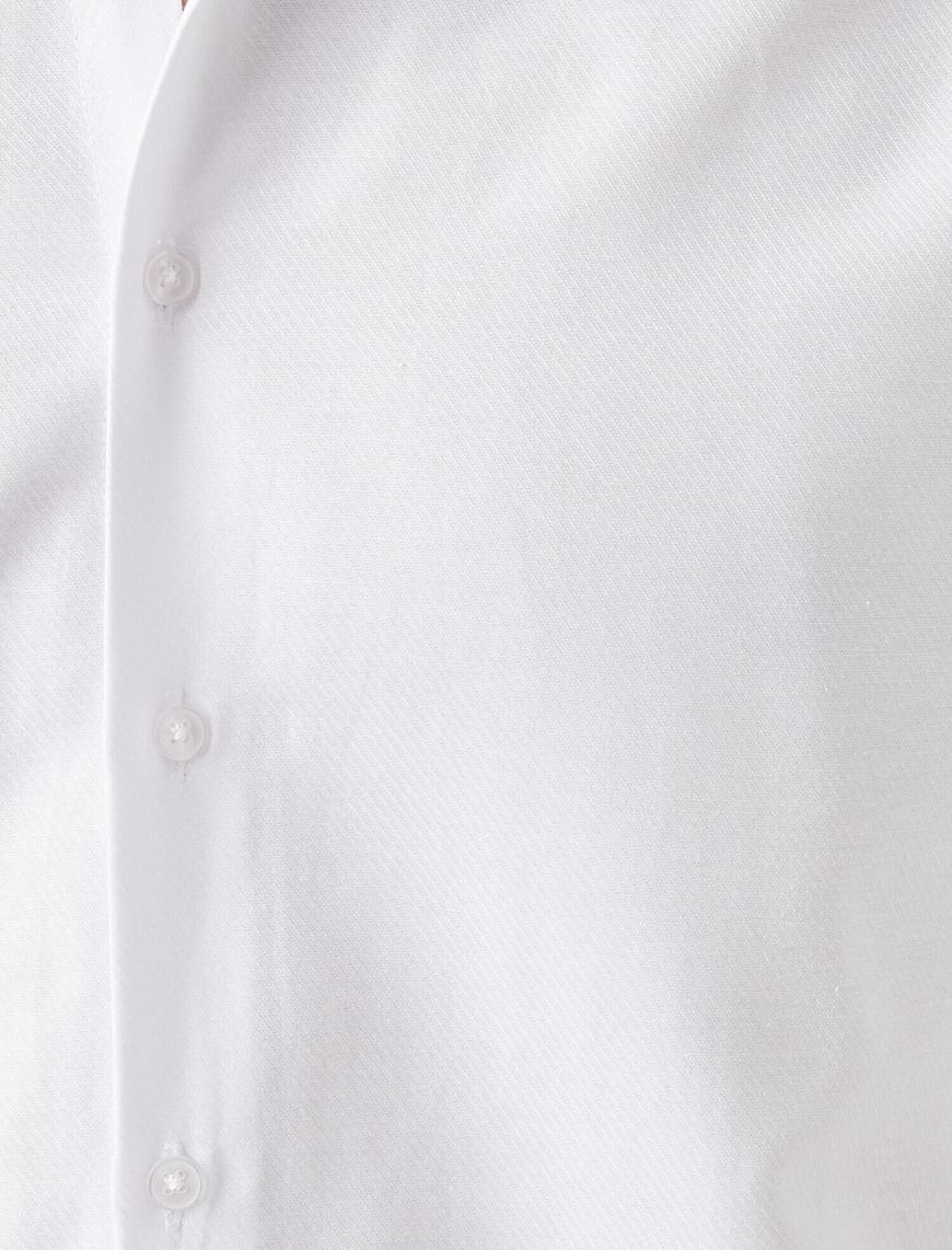  Klasik Yaka Pamuklu Uzun Kollu Gömlek Non Iron