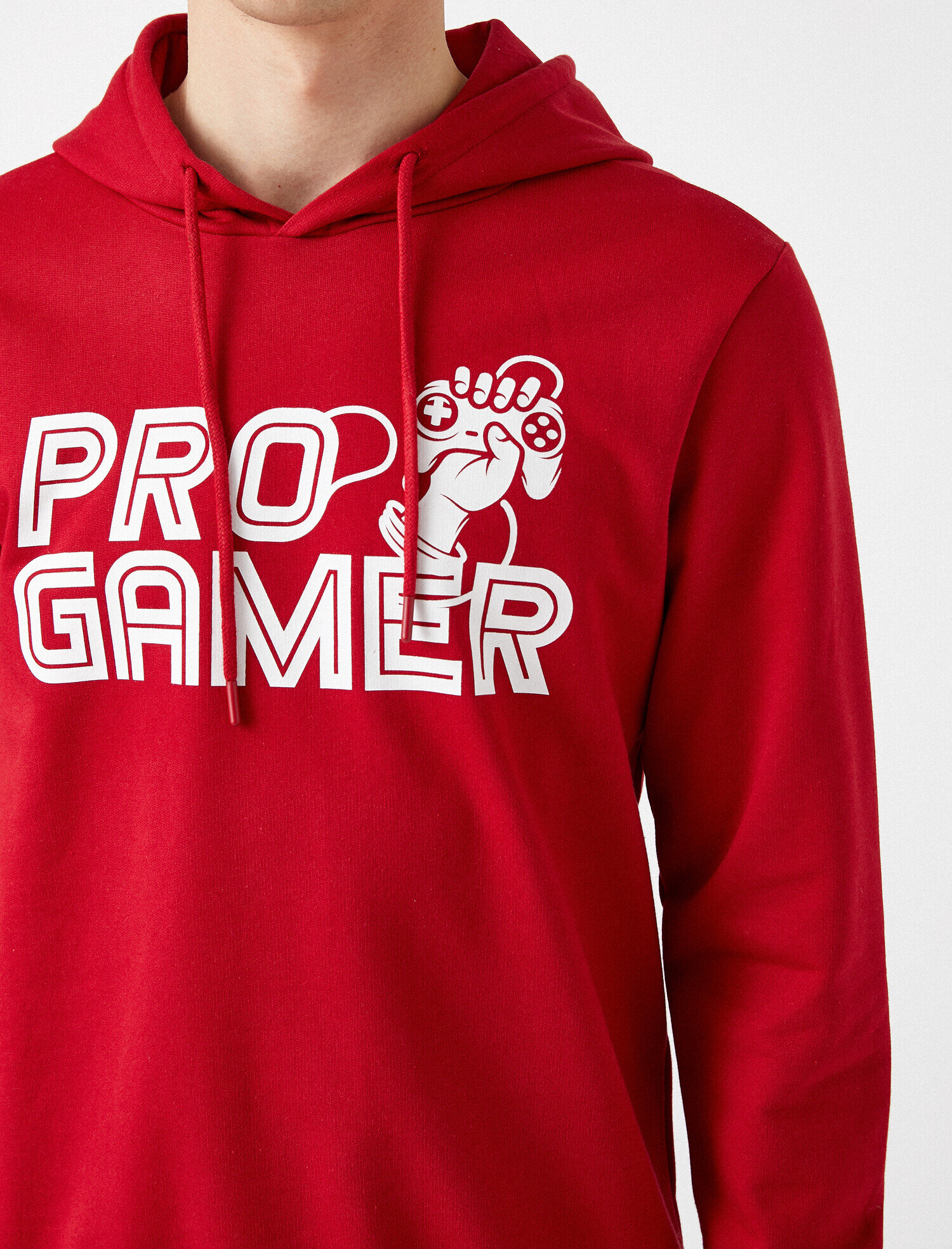   Yazılı Baskılı Kapüşonlu Sweatshirt