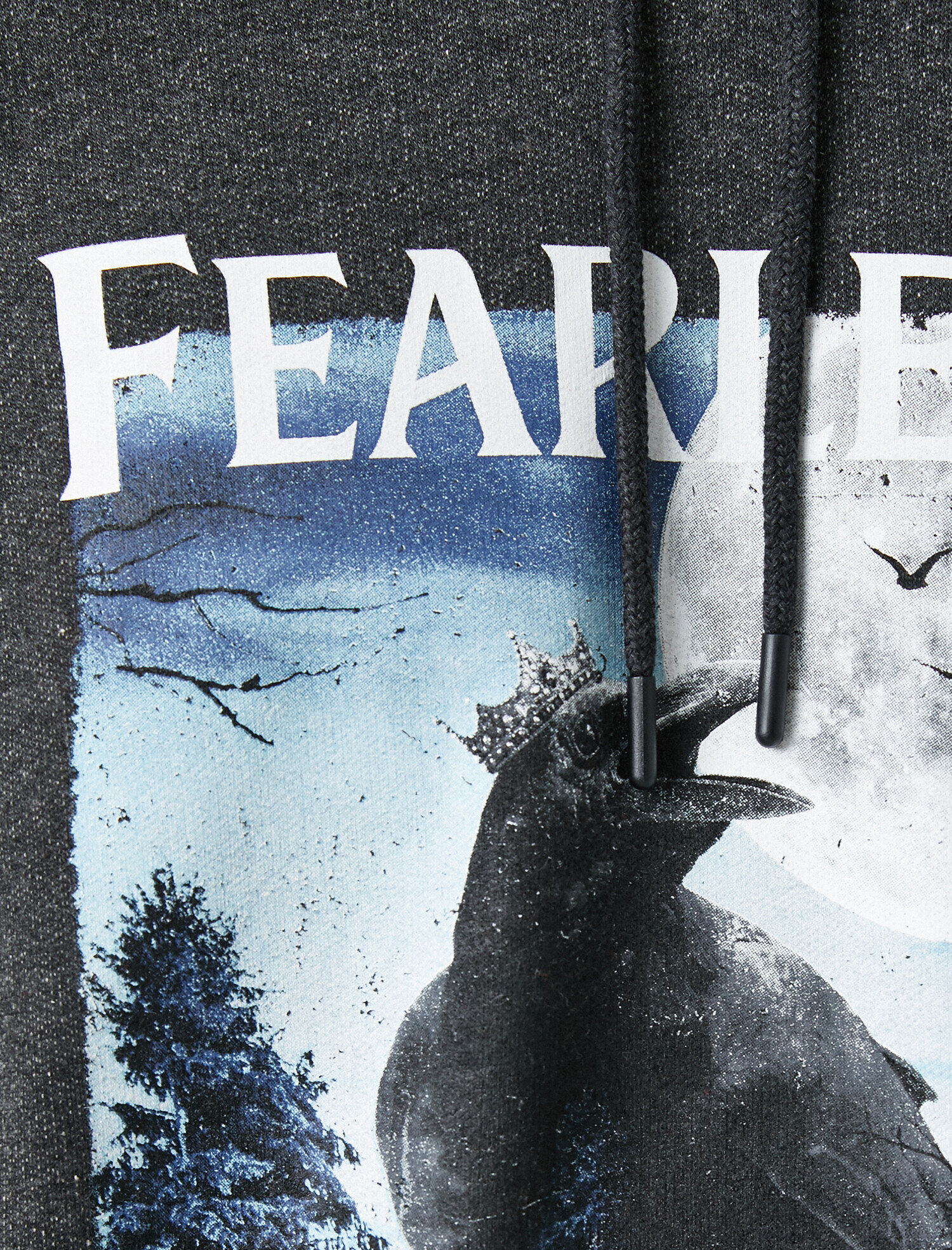   Baskılı Kapüşonlu Sweatshirt