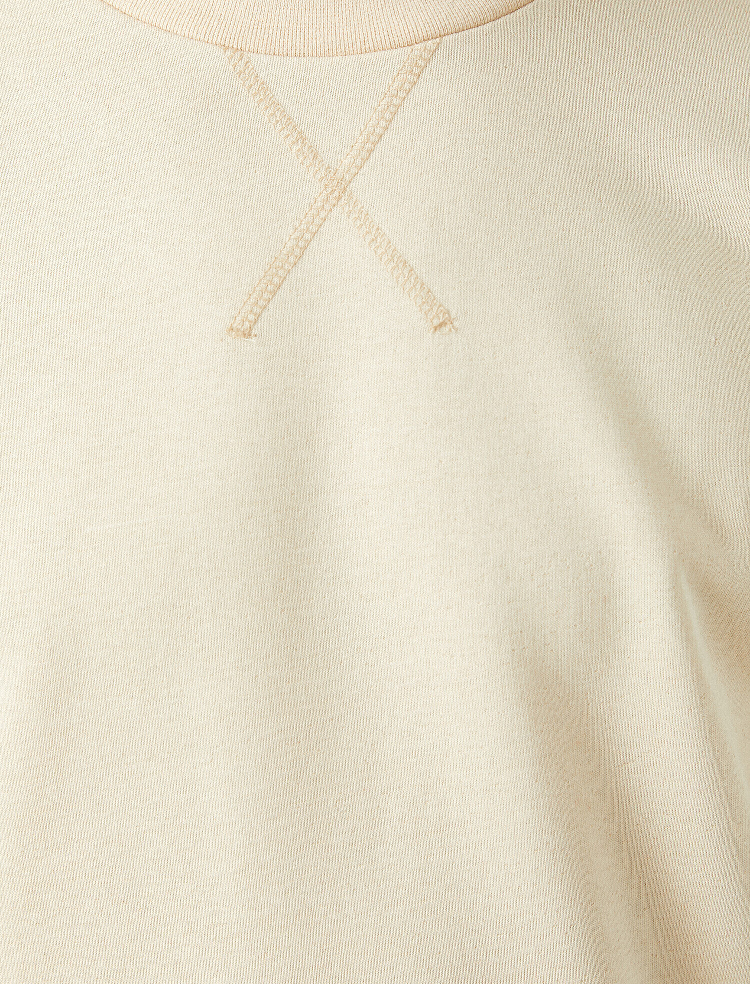 Pamuklu Basic Bisiklet Yaka Uzun Kollu Sweatshirt