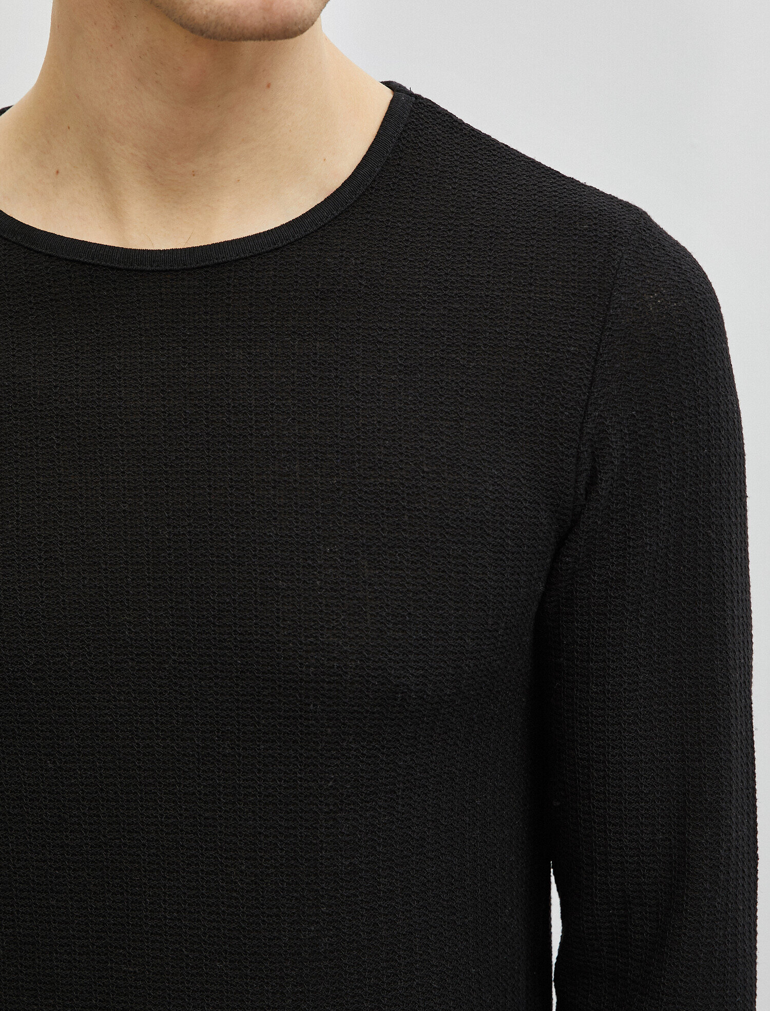   Basic Pamuklu Uzun Kollu Kazak