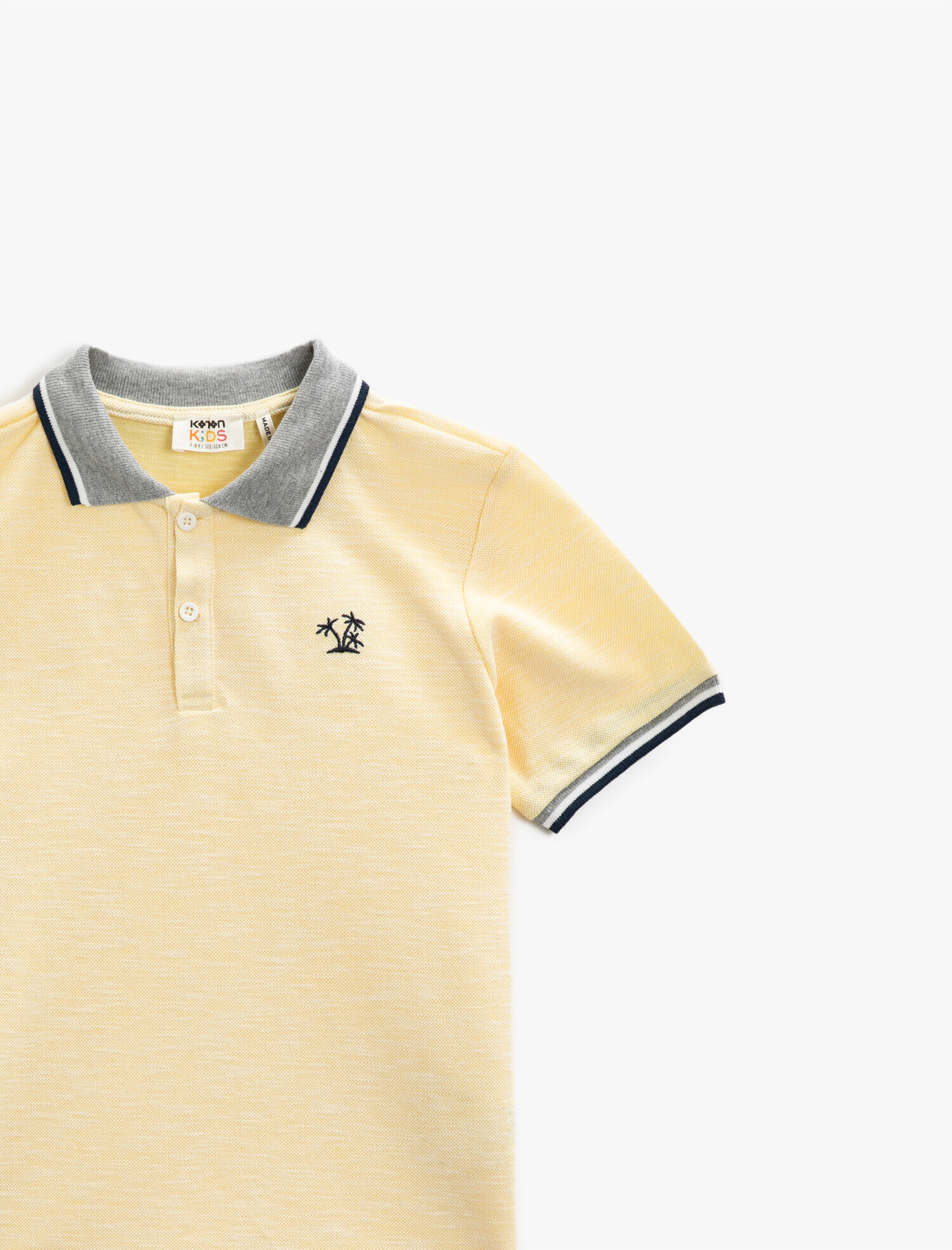  Erkek Çocuk Polo Yaka Tişört Pamuklu