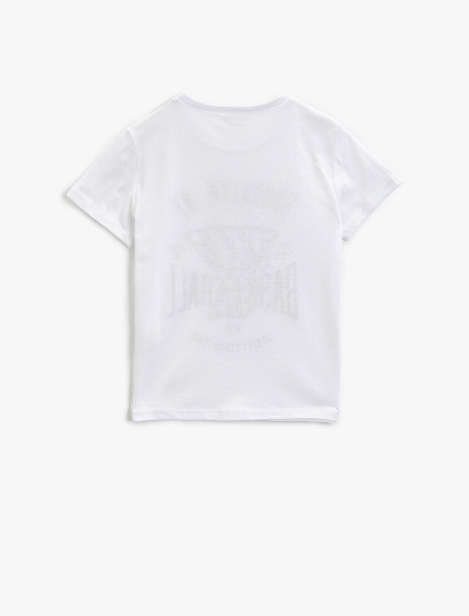 Erkek Çocuk Yazılı Tişört Bisiklet Yaka Kısa Kollu Pamuklu