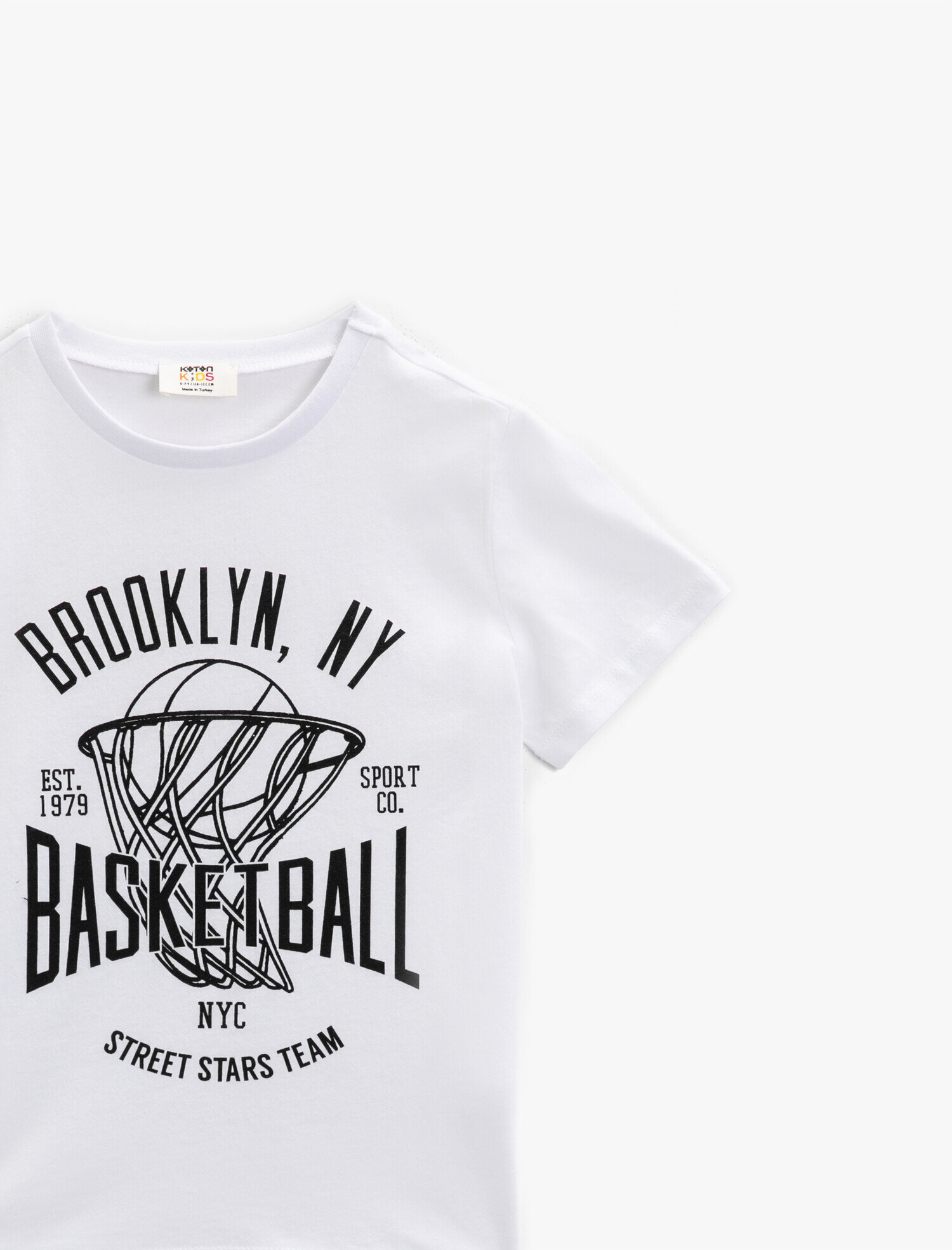 Erkek Çocuk Yazılı Tişört Bisiklet Yaka Kısa Kollu Pamuklu