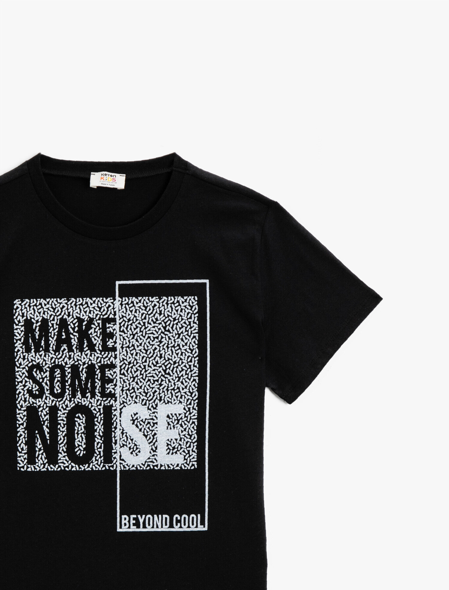  Erkek Çocuk Yazılı Tişört Pamuklu Kısa Kollu Bisiklet Yaka