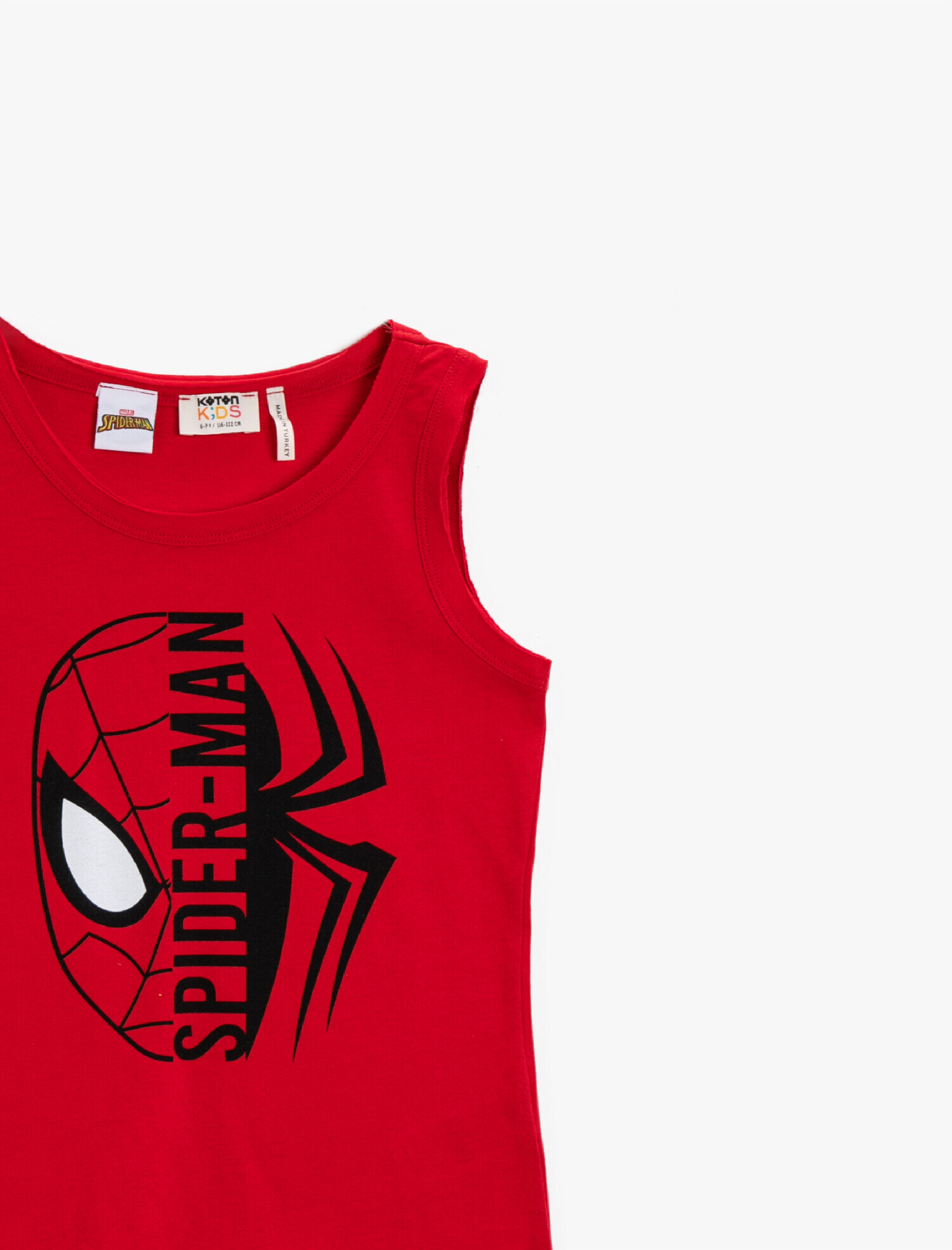  Erkek Çocuk Spiderman Atlet Lisanslı Pamuklu